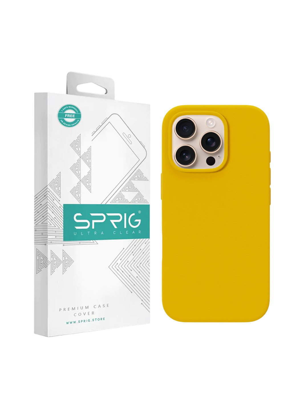 SPRIG iPhone 16 Pro Liquid Silicone Back Cover