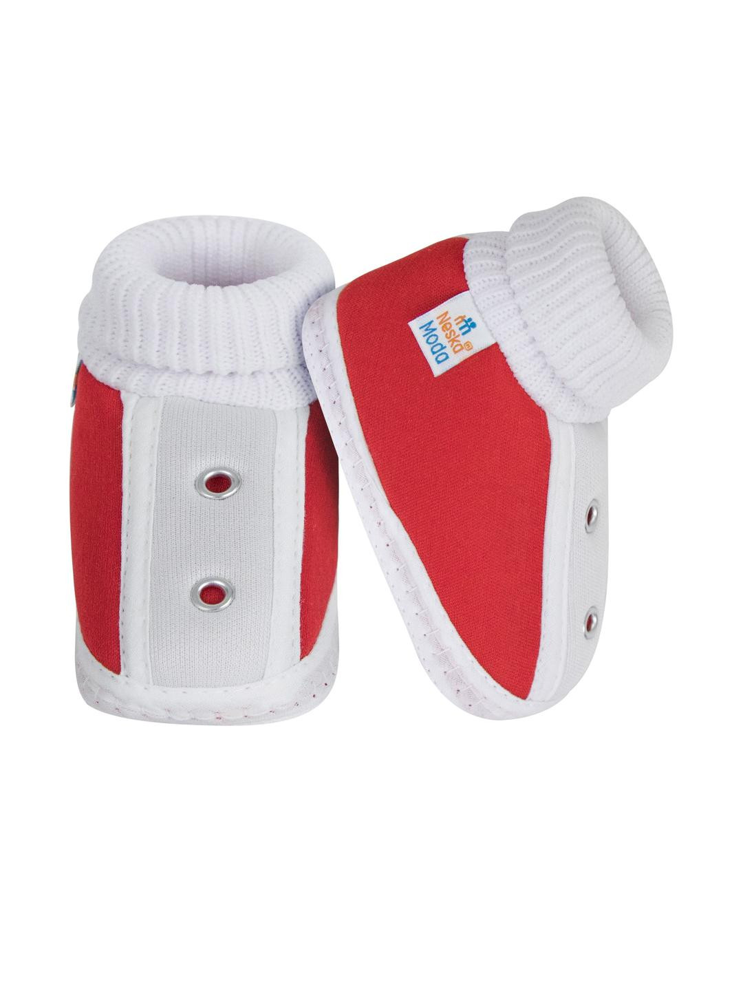 NESKA MODA 3 To 12 Months Baby Boys & Baby Girls Cute Soft Cotton Pre-Walker Shoes Booties