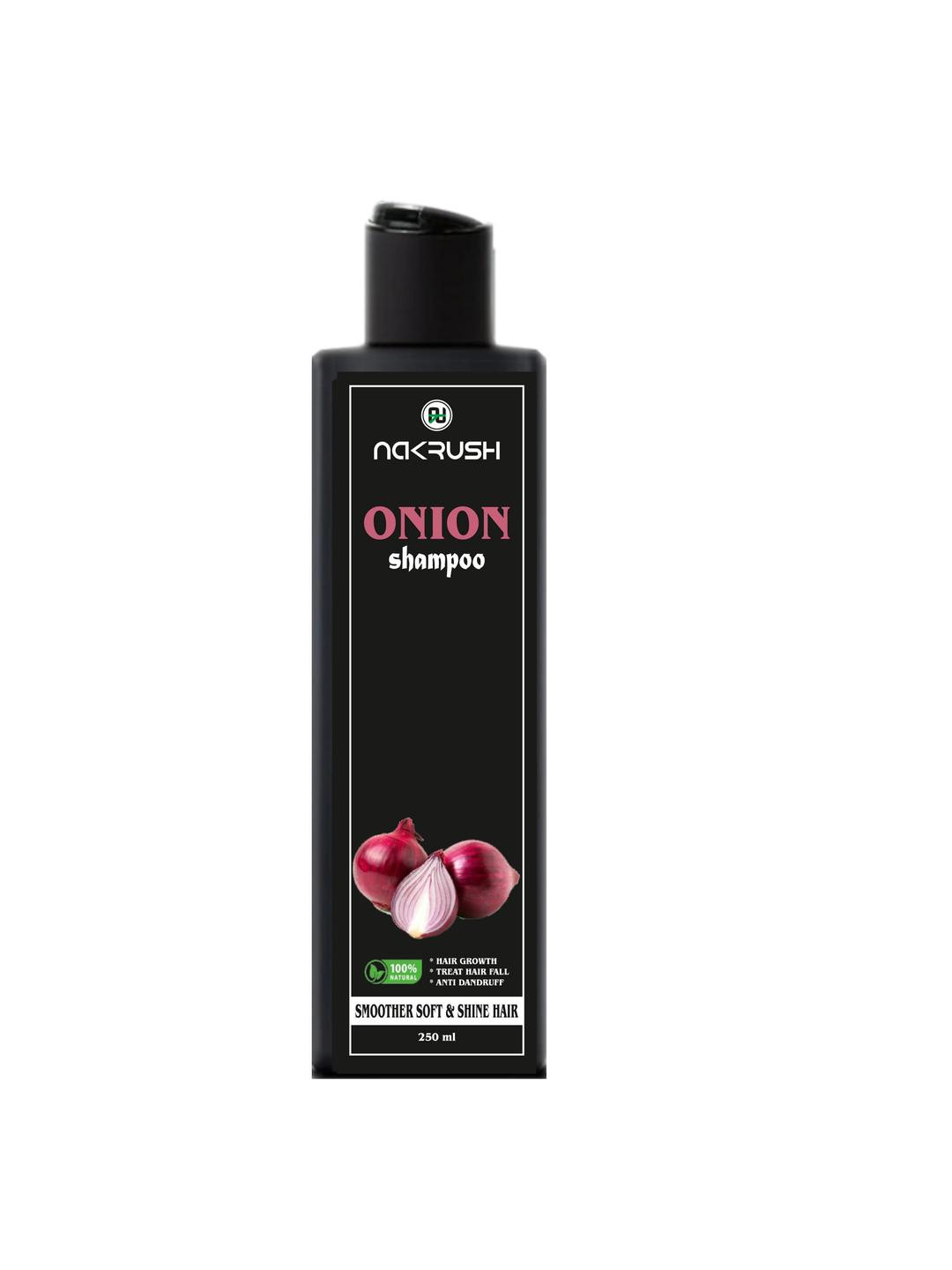 NAKRUSH LIFESTYLE Onion Shampoo For Hair Growth & Hair Fall Control - 250 ml