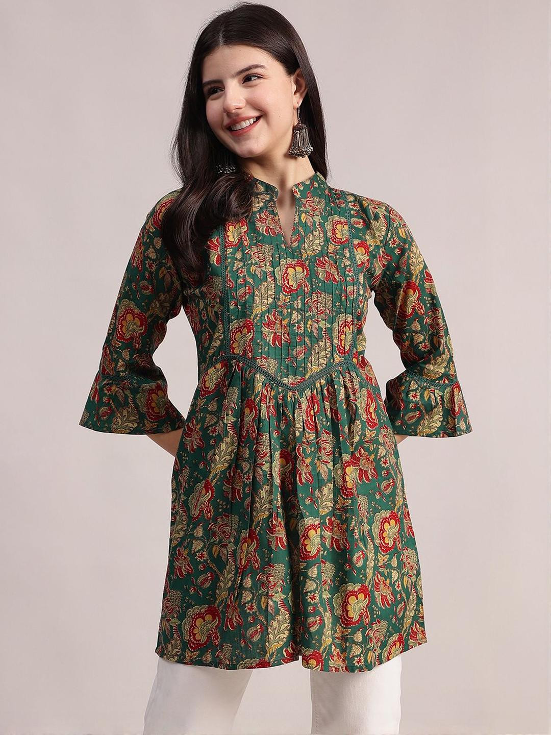 Aavyora Printed Embellished Tunic