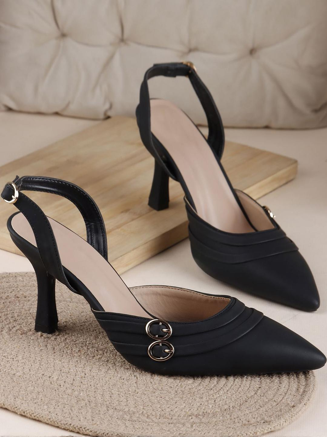 HITWAY Party Stiletto Sandals with Bows