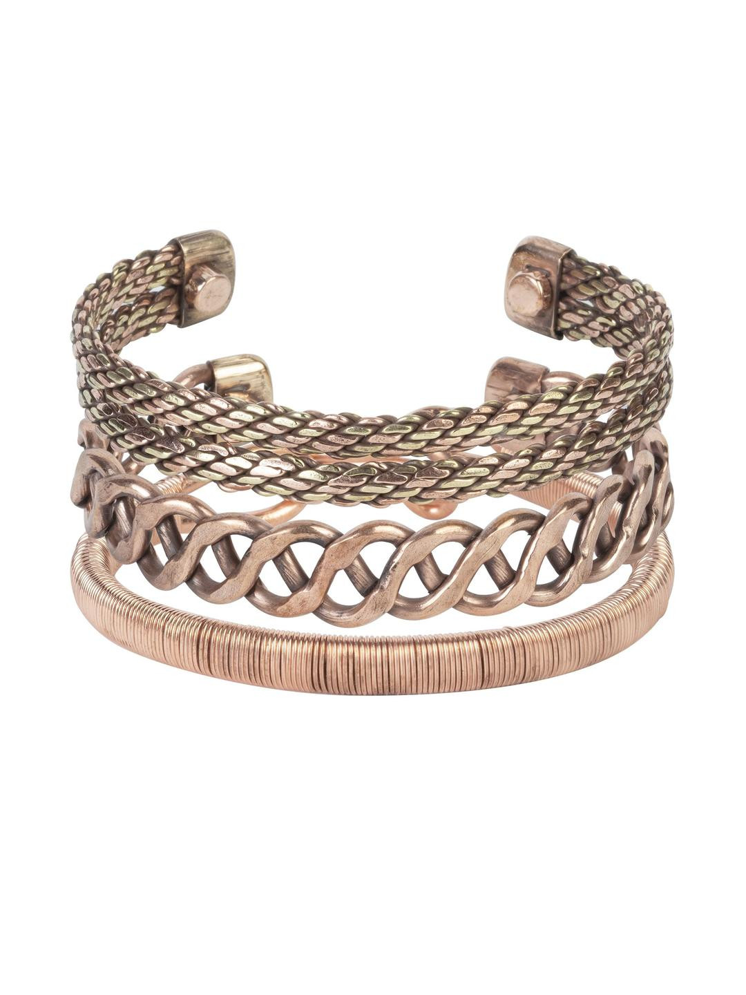 HINDCRAFT Copper-Plated Brass Bracelet