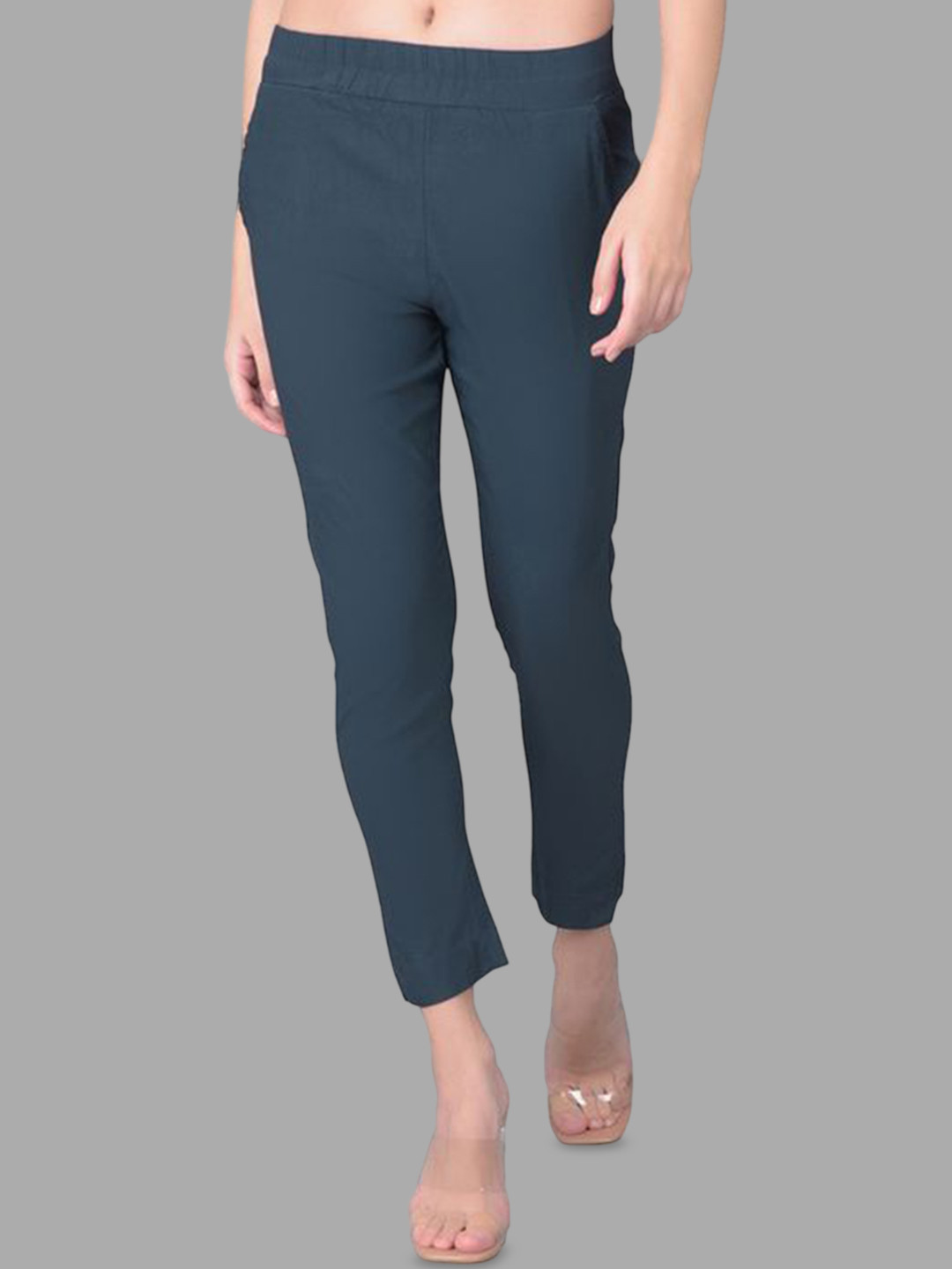 Comfort Lady Slim Fit High-Rise Trousers