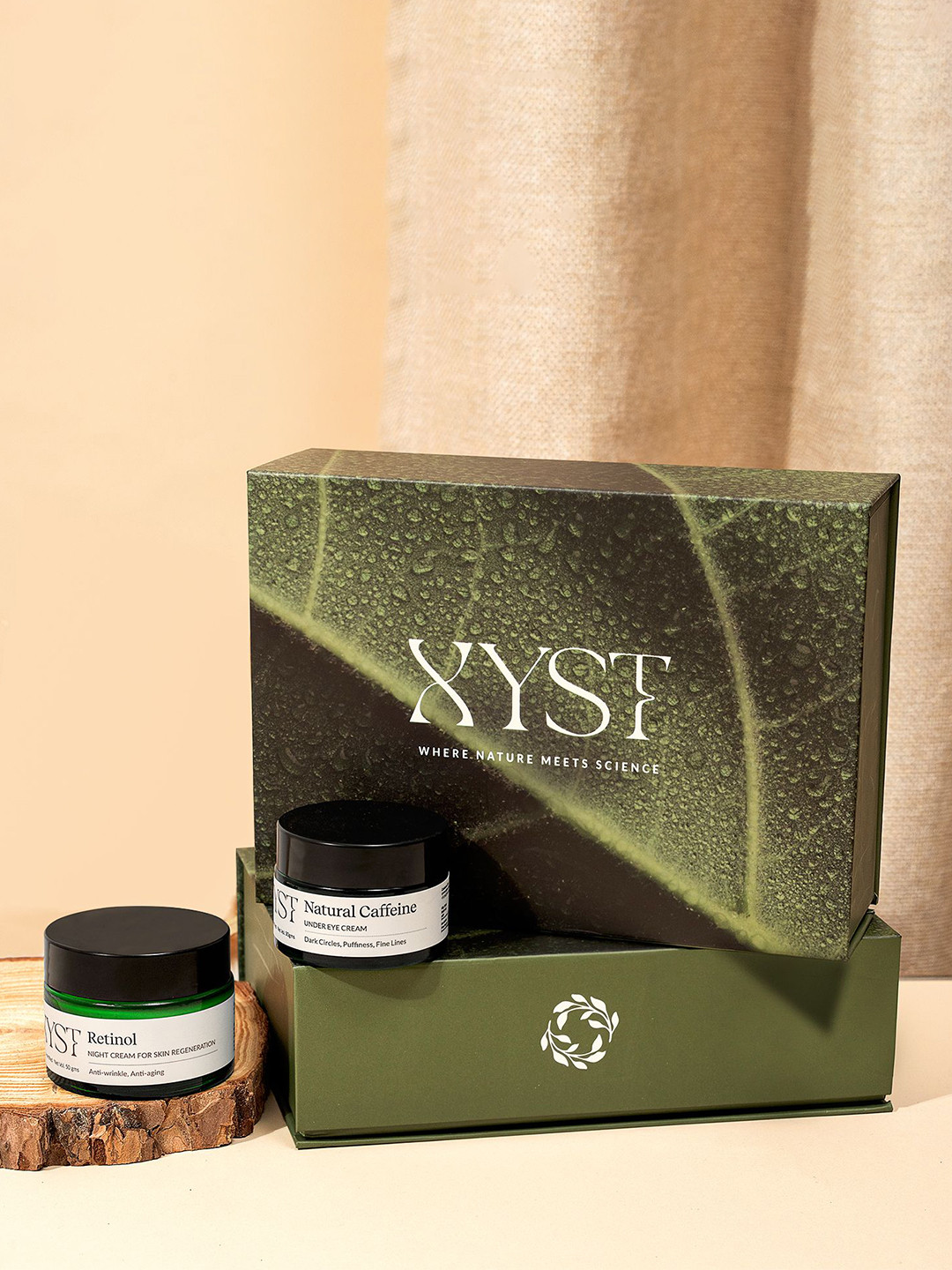 Xyst Set Of 2 Revital Night Cream- 50 g & Under Eye Cream- 30 g