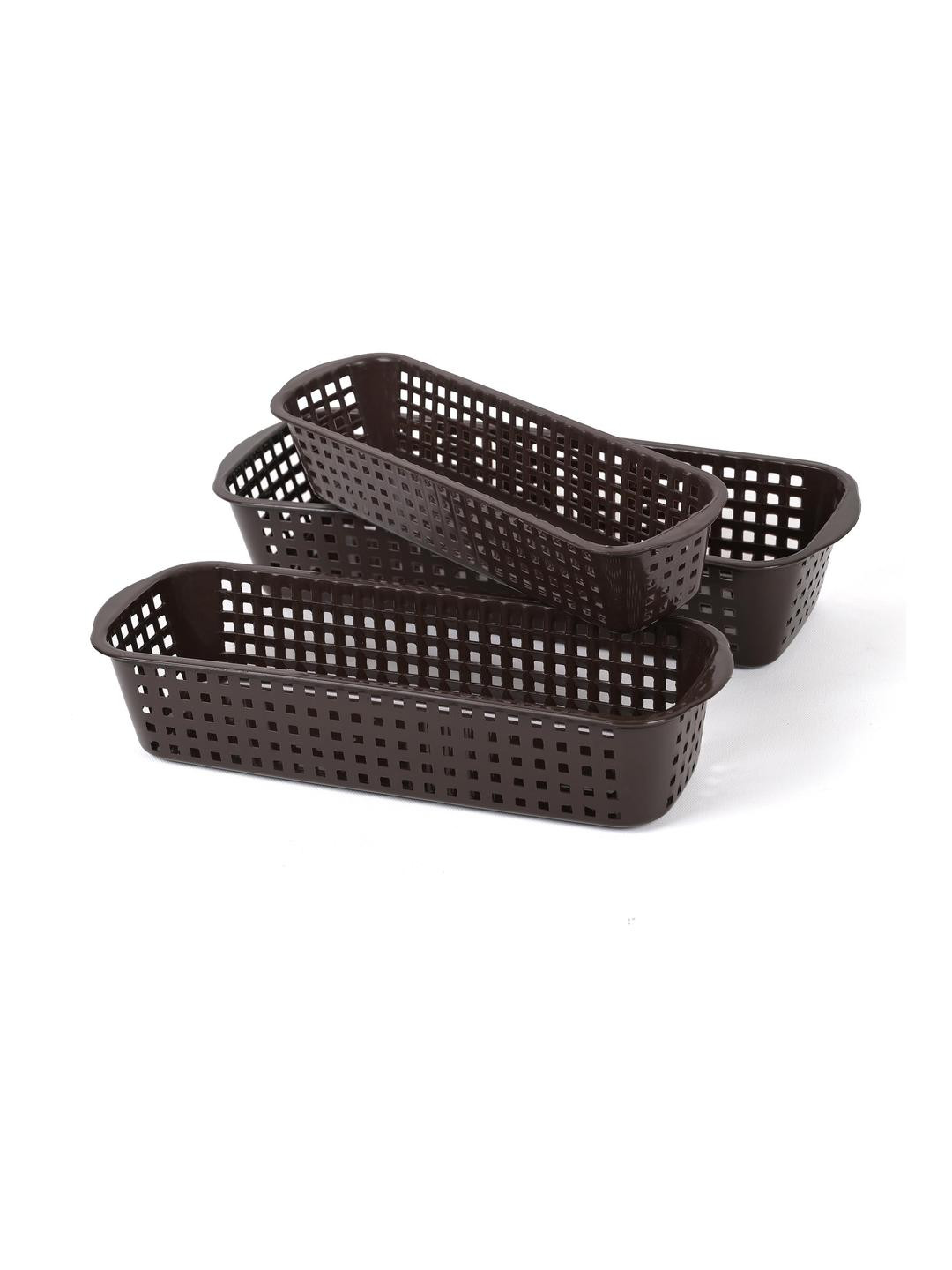 Slim Plastic Storage Basket