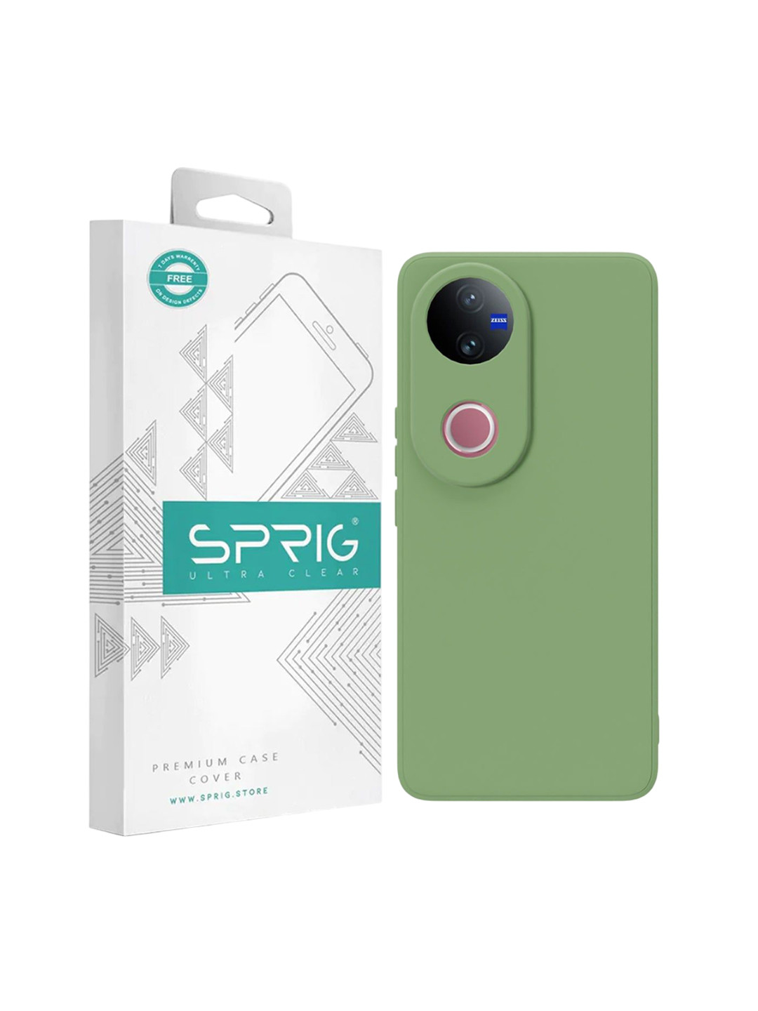 SPRIG Vivo V50e TPU Matte Back Cover