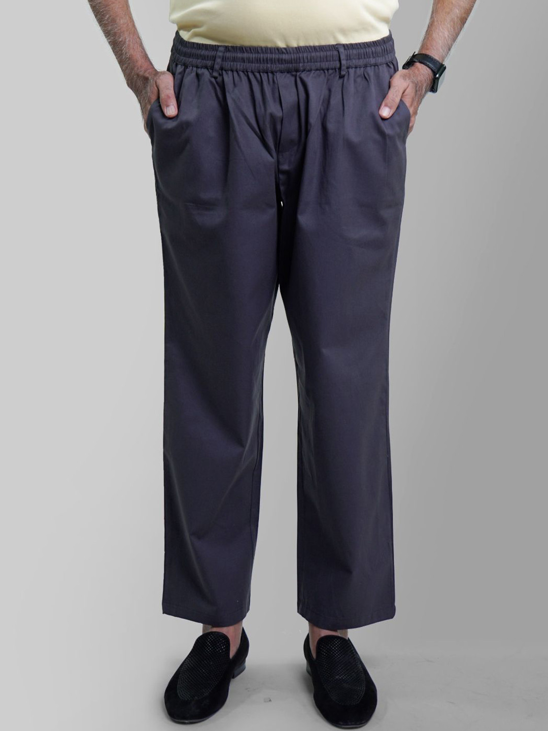 Haxor Men's Elastic Waist Premium Twill Cotton Adaptive Trousers