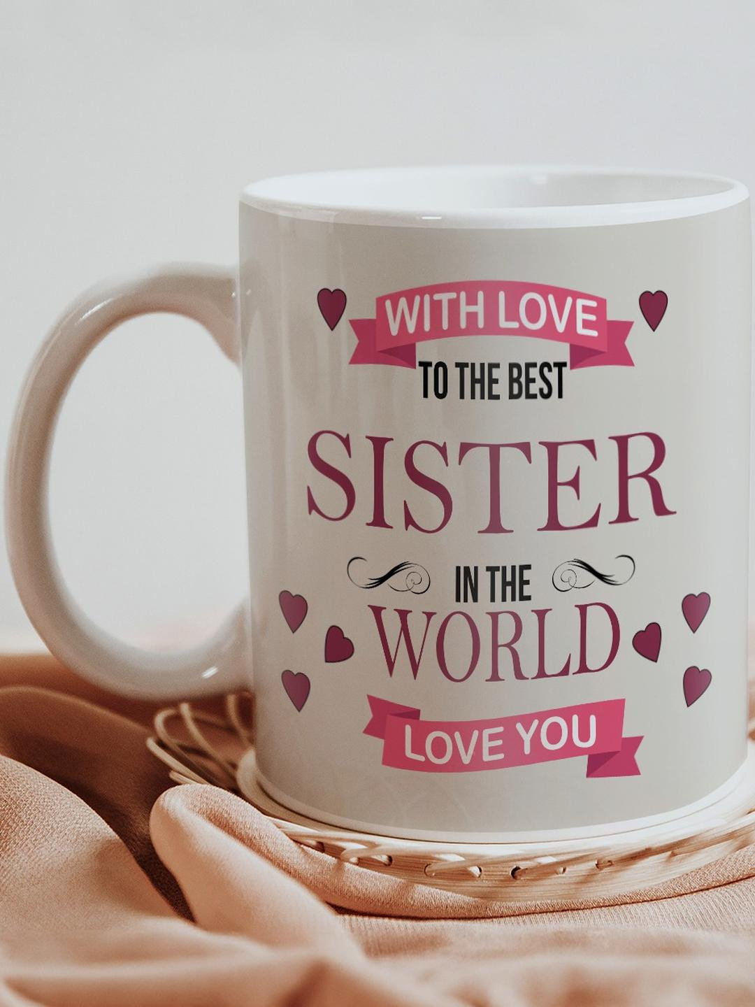 SKYTRENDS Angel Grandma Multicoloured Typography Ceramic Microwave Safe Mug-325ml