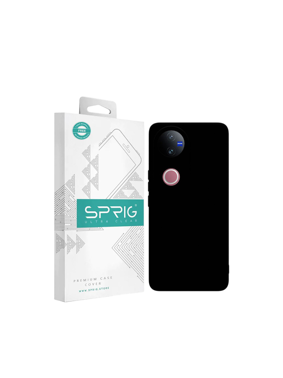 SPRIG Vivo V50 5G TPU Matte Back Cover