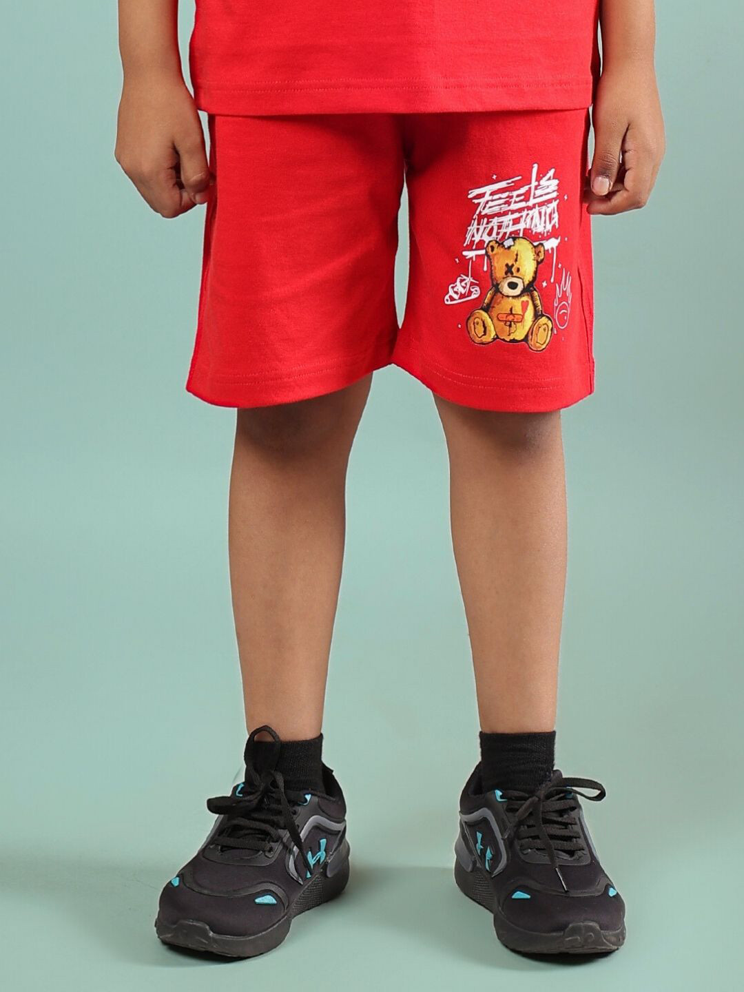 WEARDUDS Kids Cotton Printed Shorts