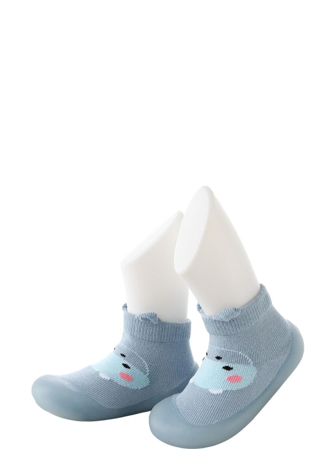 NESKA MODA 15 To 18 Months Infants Anti-Skid Silicon Sole Rubber Socks Shoes/ Booties