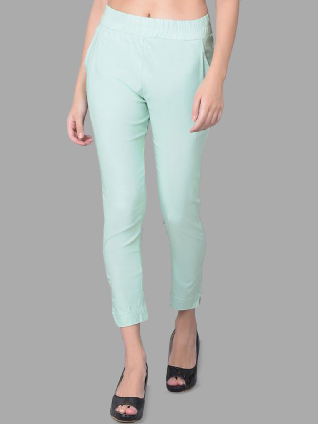 Comfort Lady Women High-Rise Slim Fit Trousers