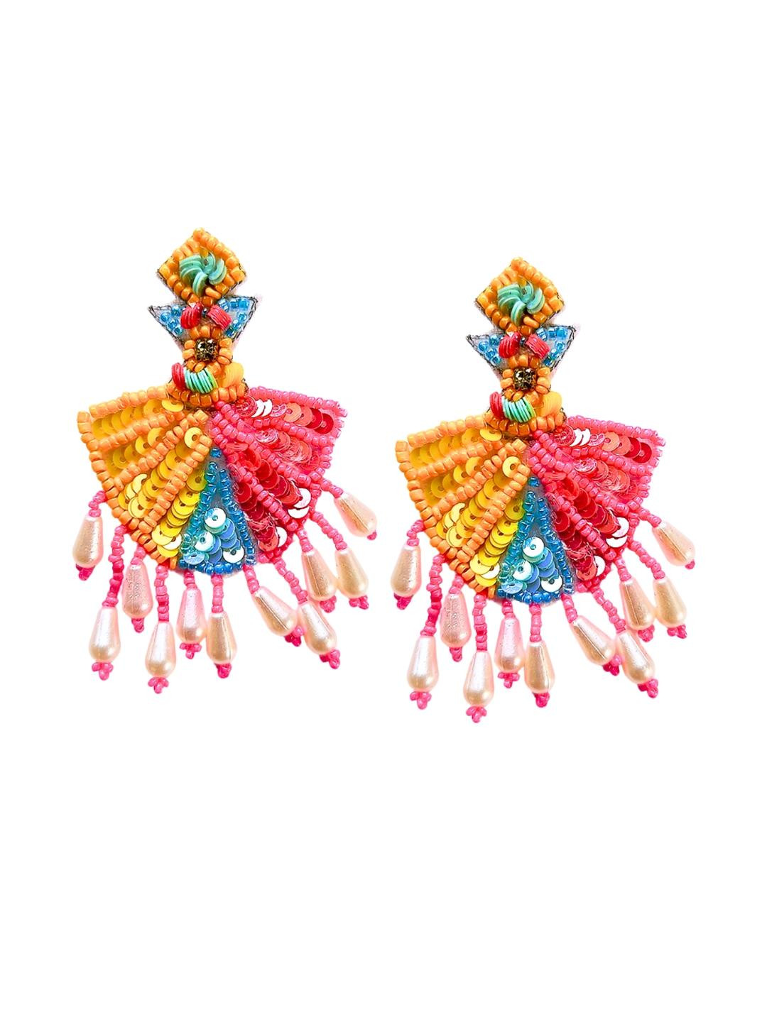 Tipsy closet Handmade Beaded Earrings