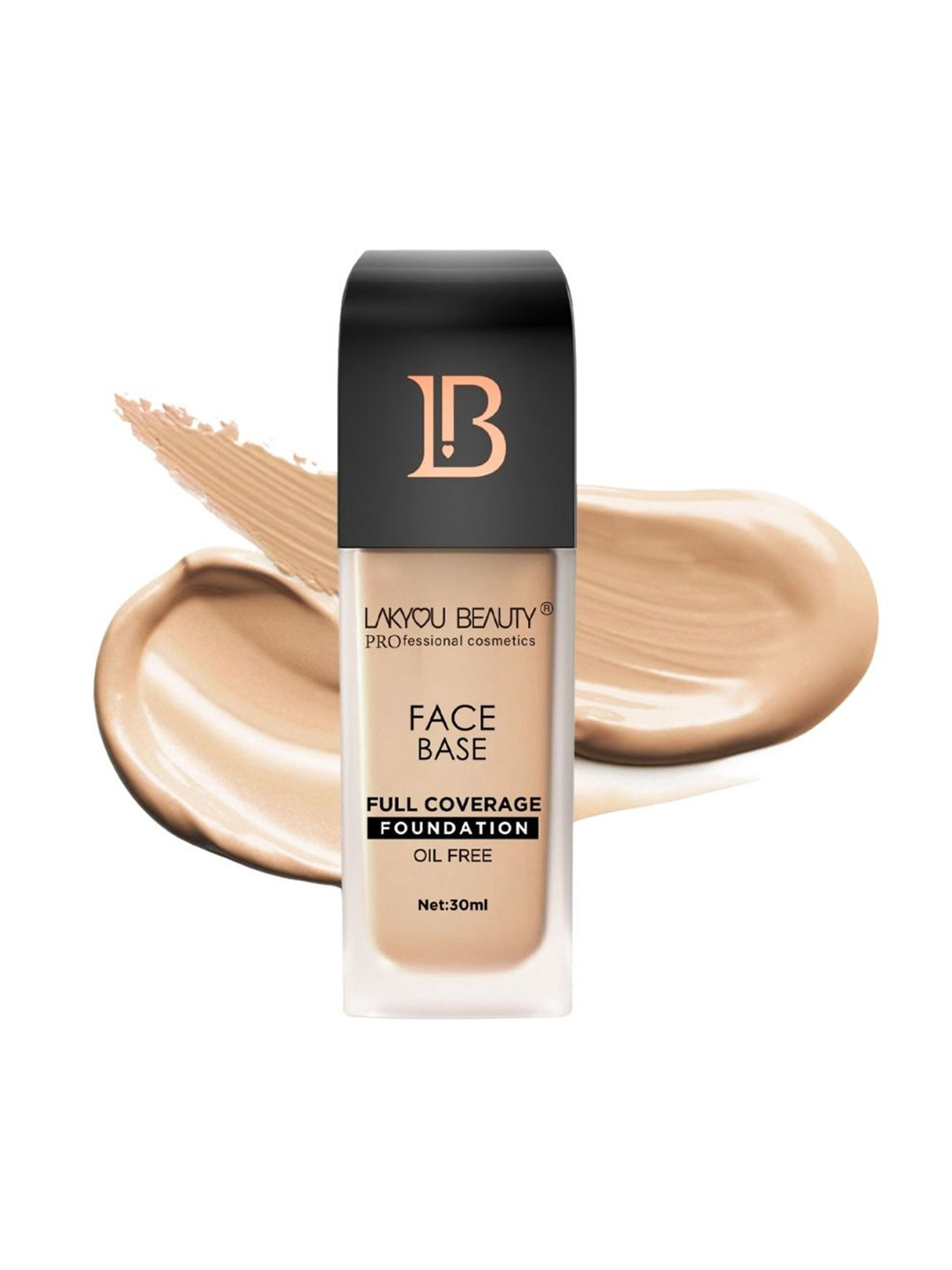 LAKYOU BEAUTY Face Base Foundation With Hyaluronic Acid - 30 ml - Pure Beige 06
