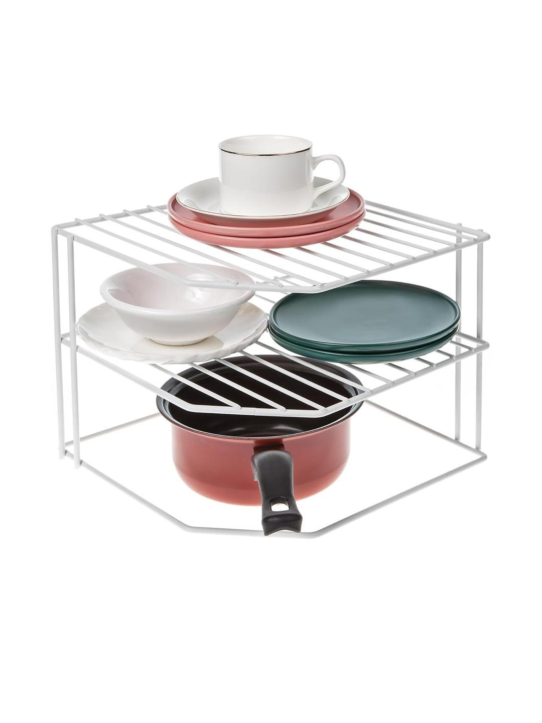 3-Tier Countertop Plates & Dishes Organizer