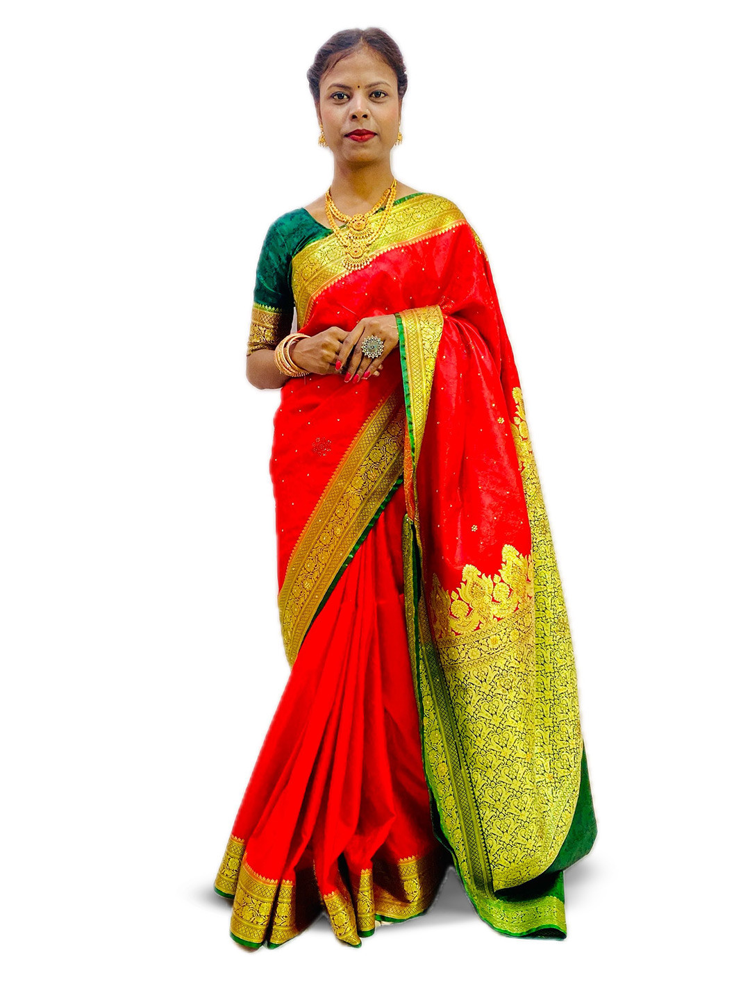 Shopeezy Tex Fab Woven Design Zari  Banarasi Saree