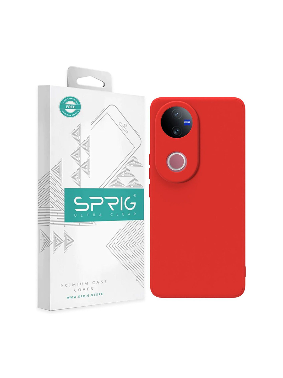 SPRIG Vivo V50 5G TPU Matte Back Cover