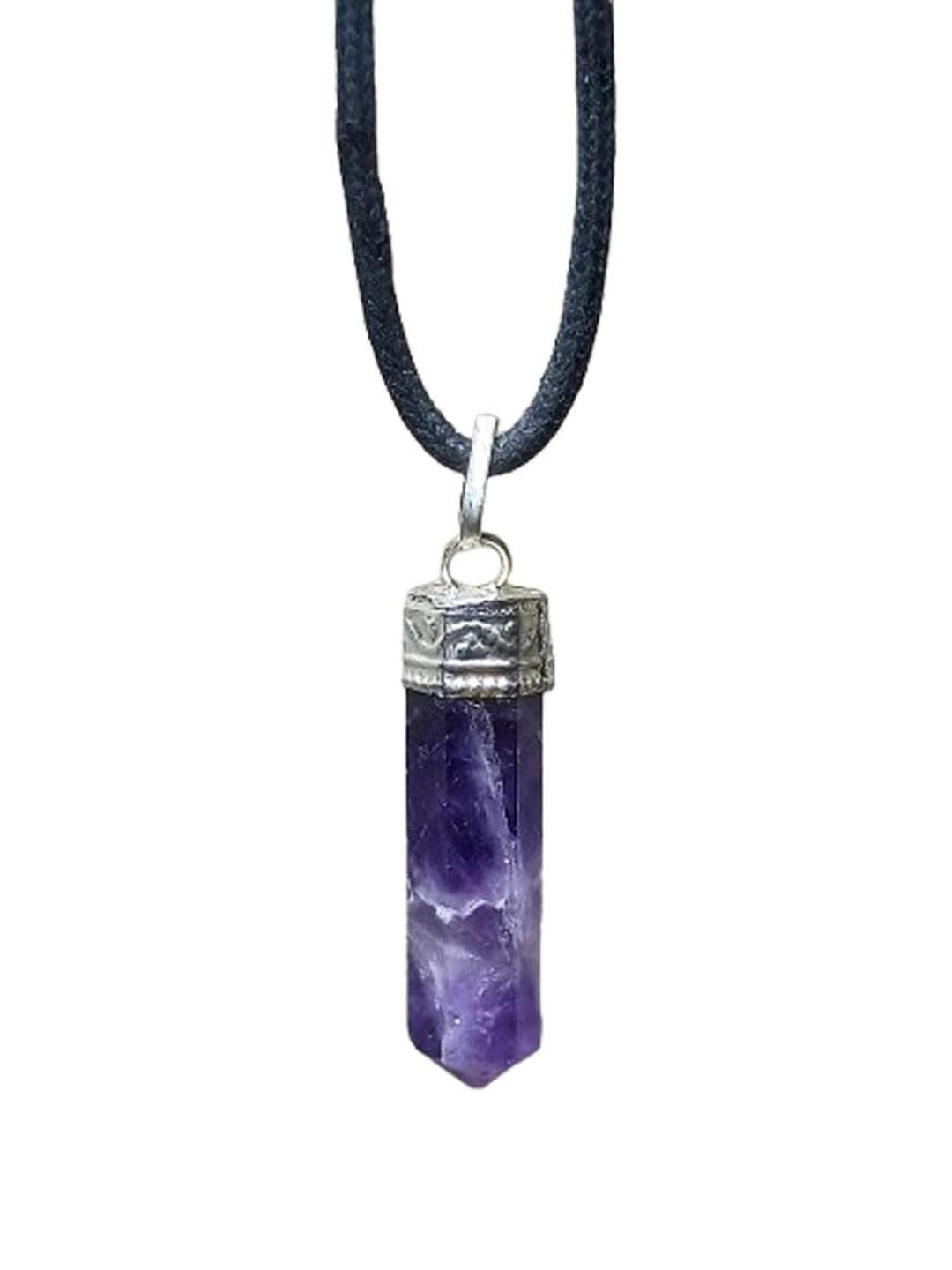 ALDOMIN Unisex Amethyst Pendants