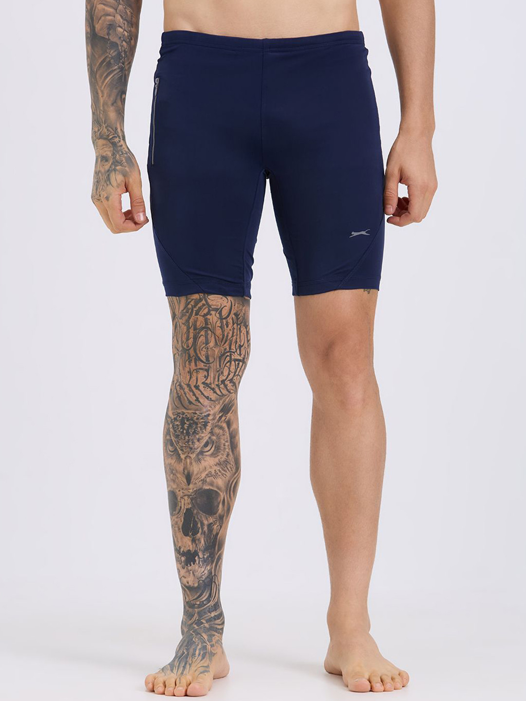 Black Panther Long Tights Trunk S 313-NAVY