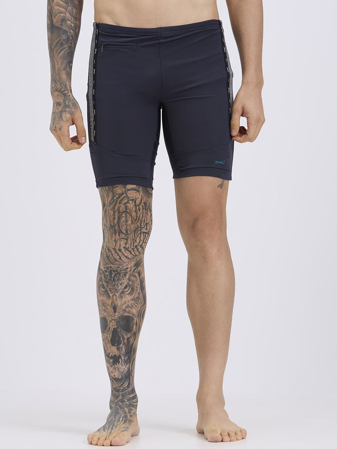 Black Panther Mid Rise Short Trunk U 213-NAVY