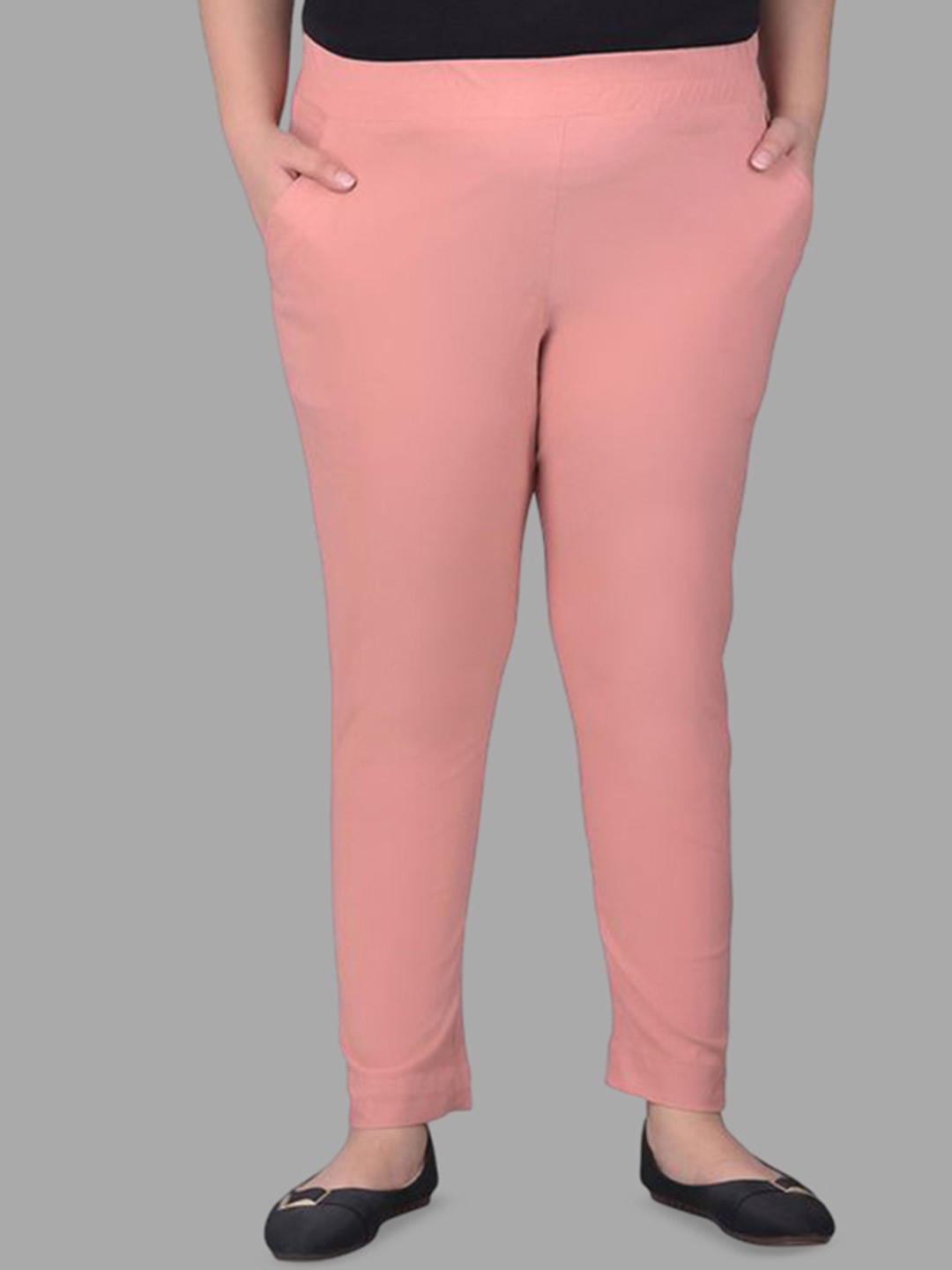 Comfort Lady Women Slim Fit High-Rise Formal Trousers