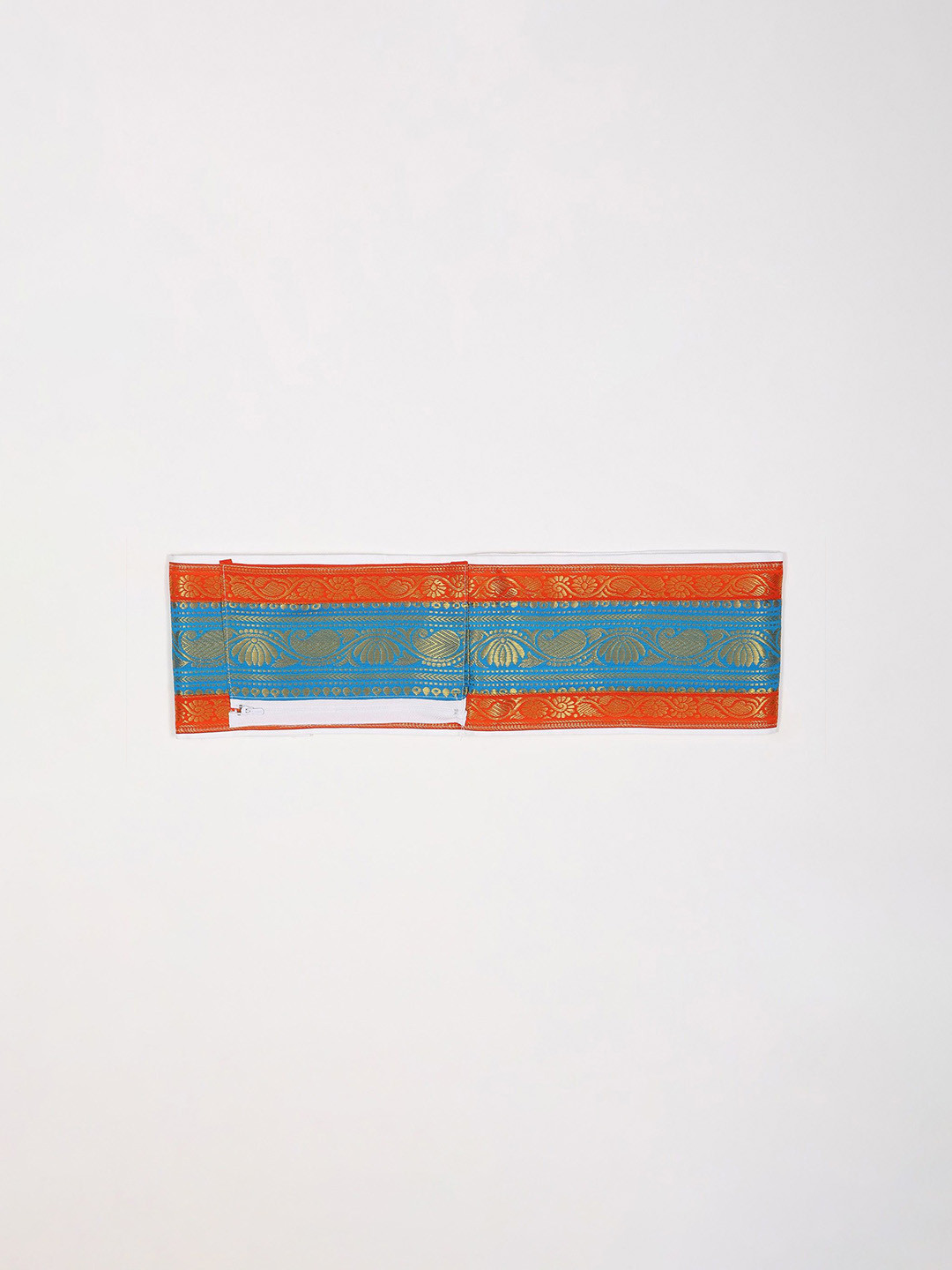 Exotic India Men Adjustable Velcro Closure Dhoti Belt