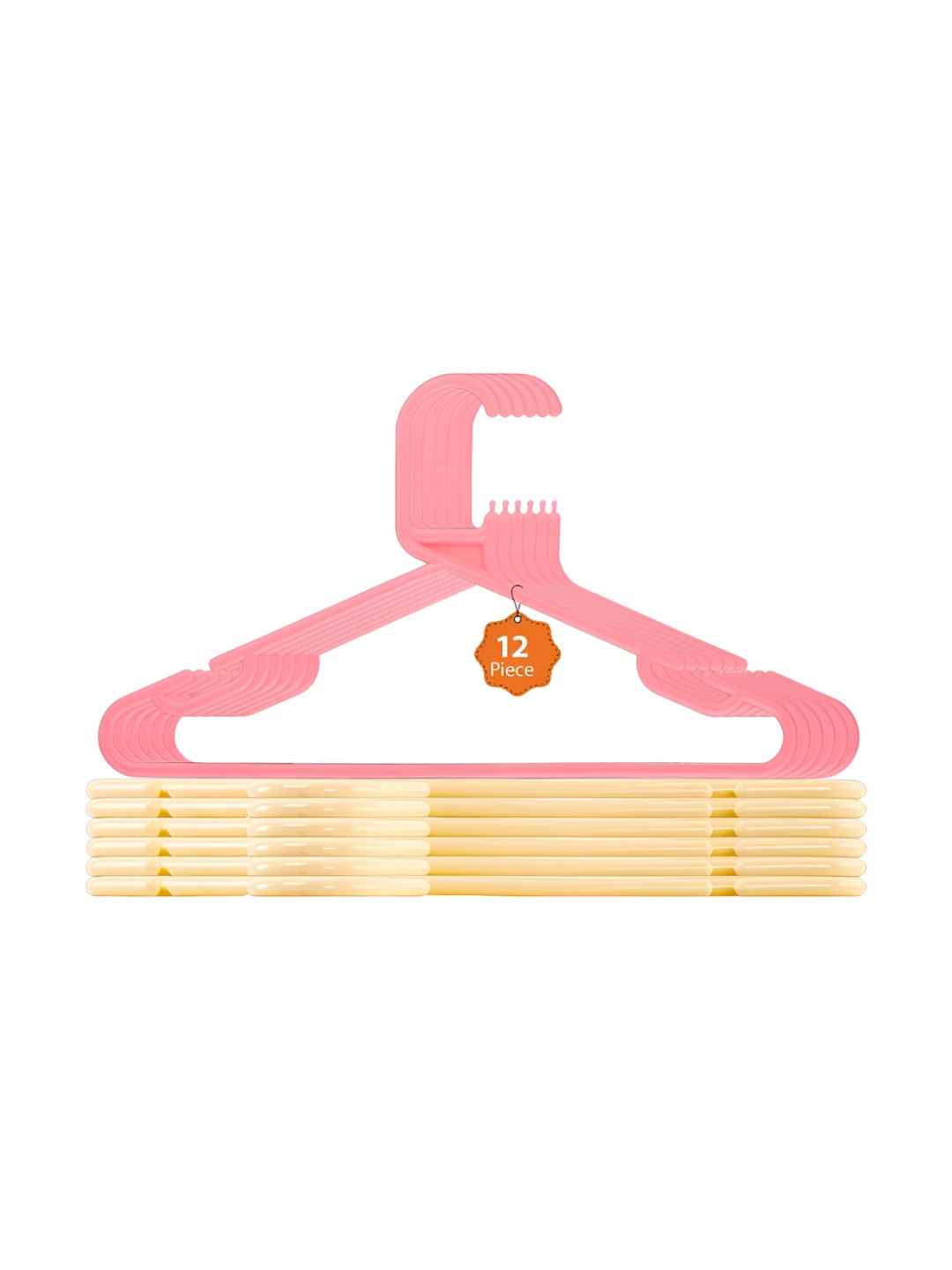 Aura 24-Pcs Pink & Cream Coloured Bar Hangers
