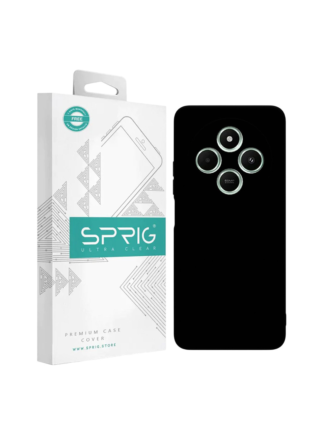 SPRIG POCO C75 TPU Matte Back Cover