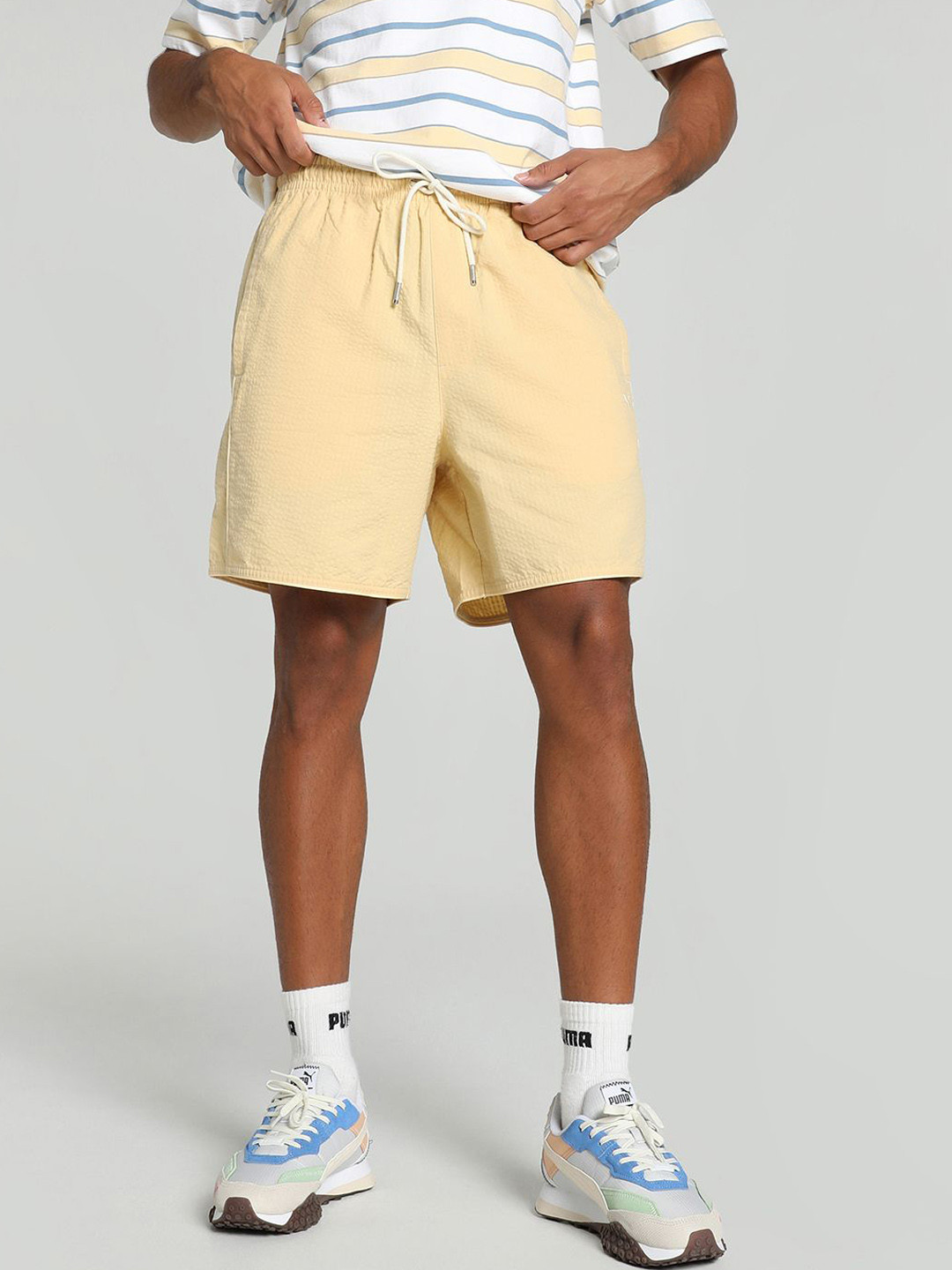 Puma MMQ Men's Seersucker Shorts