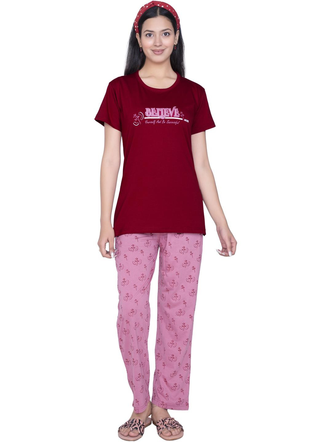 AWIBE Womens Cotton Night Suit  Soft & Stylish Sleepwear