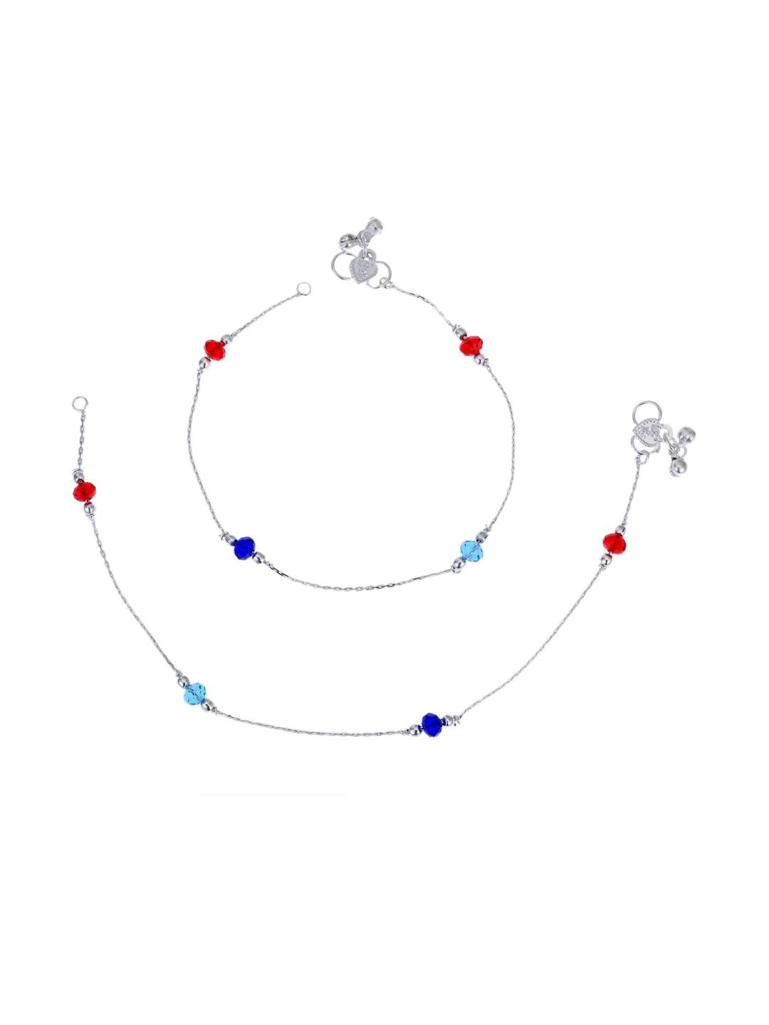 Beadworks Silver-Plated Brass Anklet