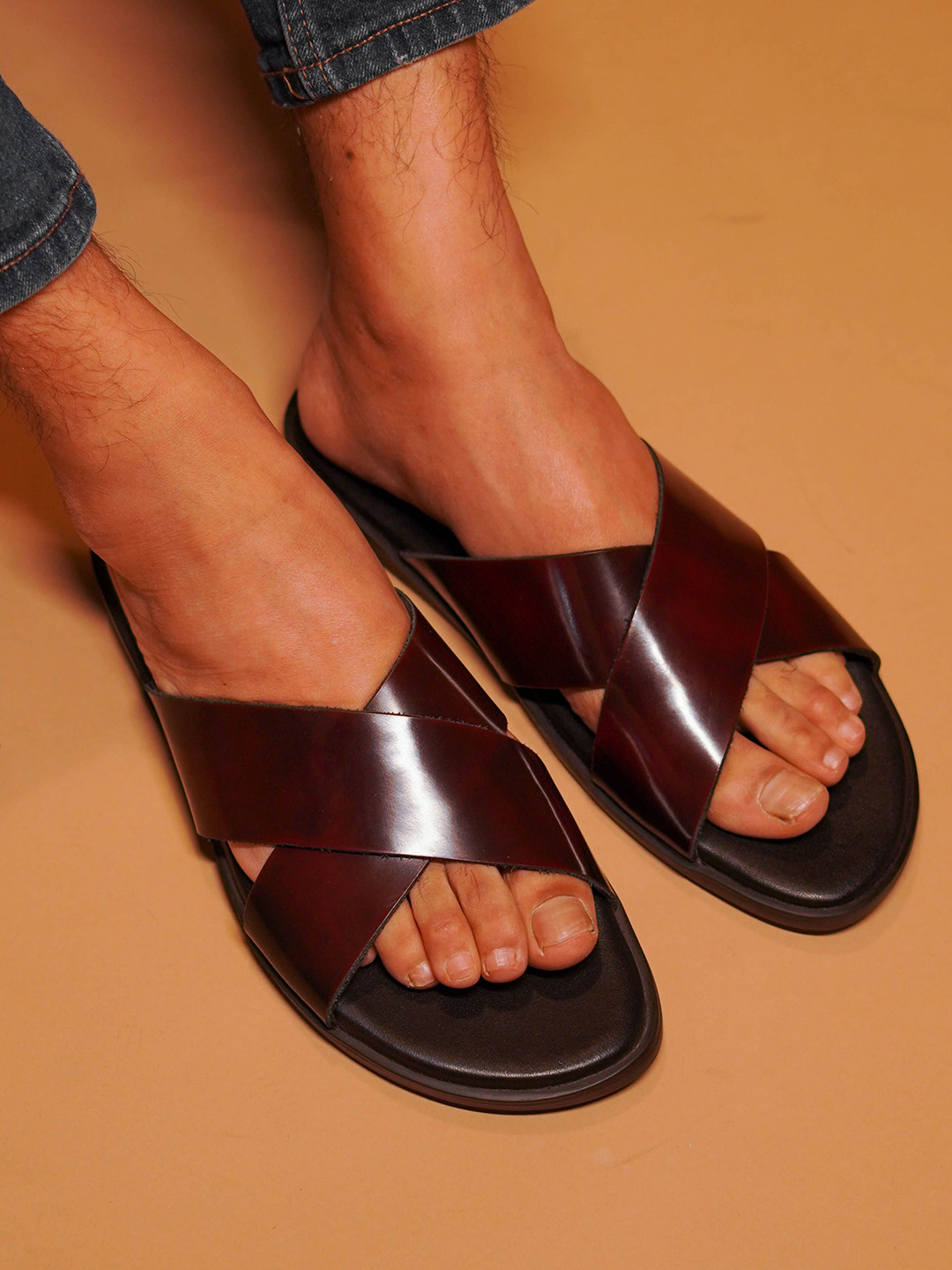 dmodot Men Pelle Nero Borgogno