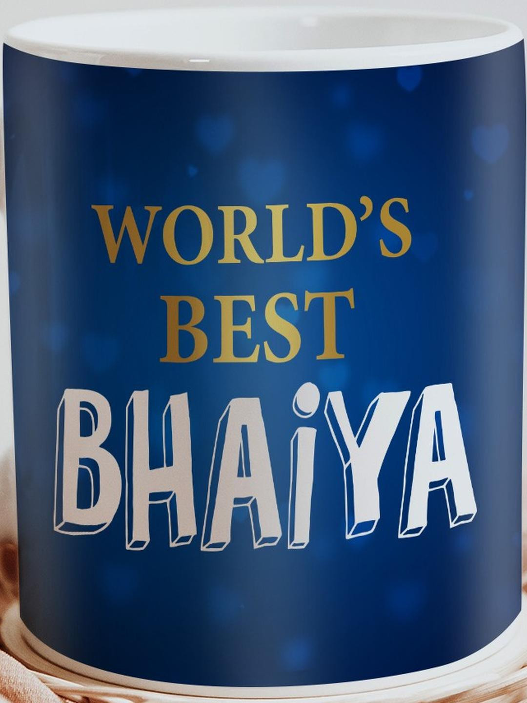 SKYTRENDS Senorita Multicoloured Typography Ceramic Microwave Safe Mug-350ml