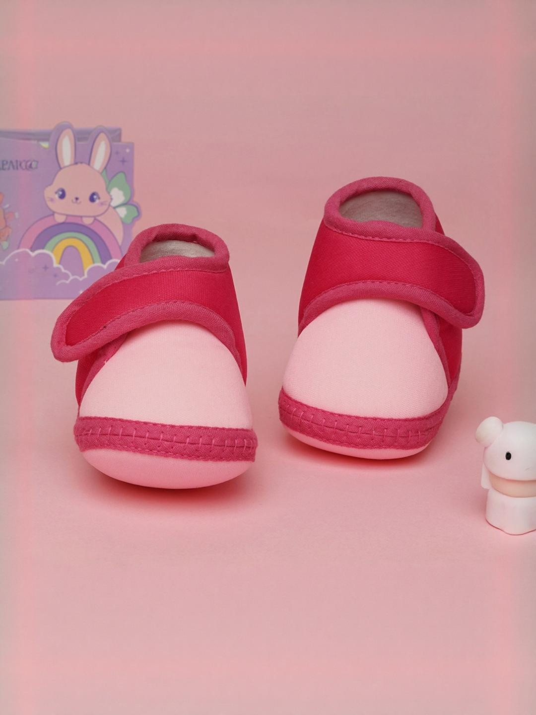 NESKA MODA 6 To 12 Months Infants Cute Soft Cotton Pre-Walker Sports Booties