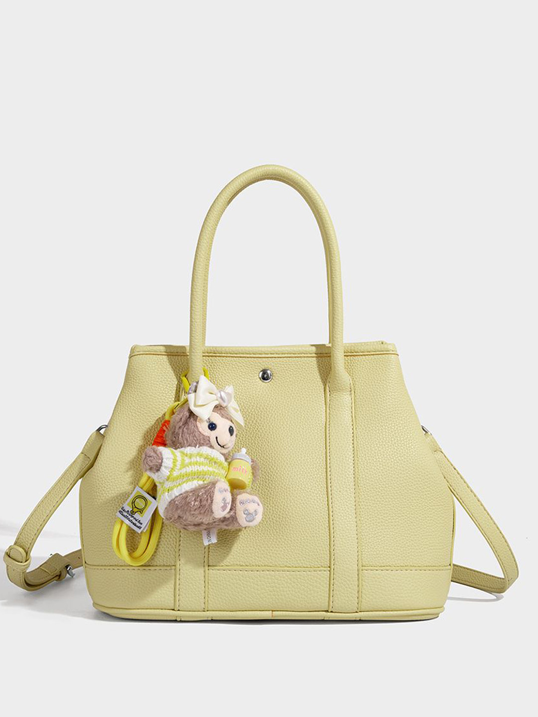 RAVE Oversized Structured Handheld Bag With Tasselled