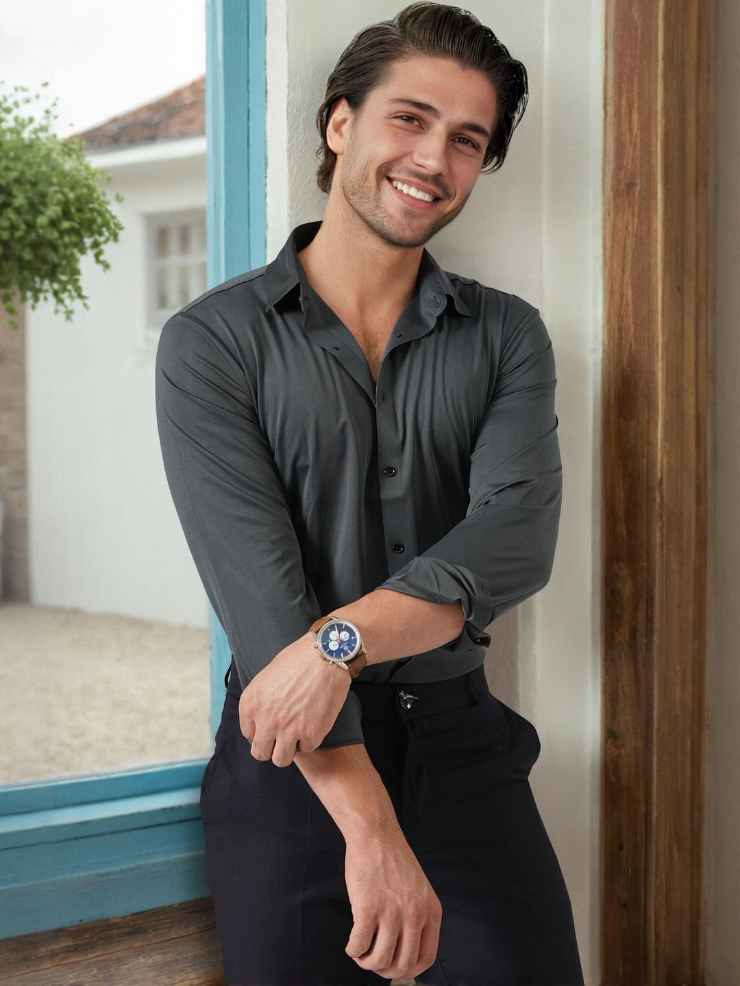 Haute Tissue Men Premium Slim Fit Party Shirt