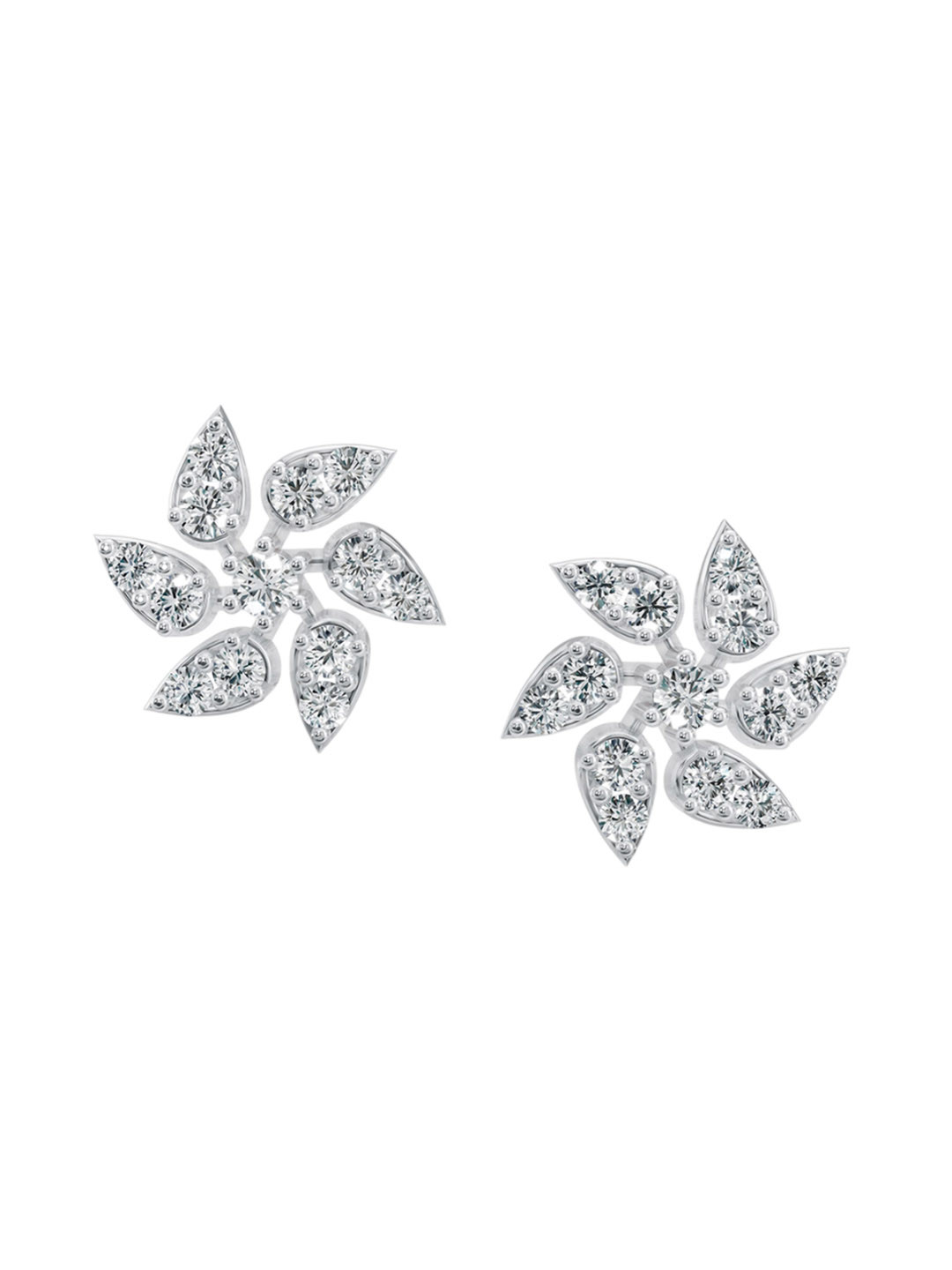 Wondr Diamonds 14KT Elegant Round Diamond Stud Earrings