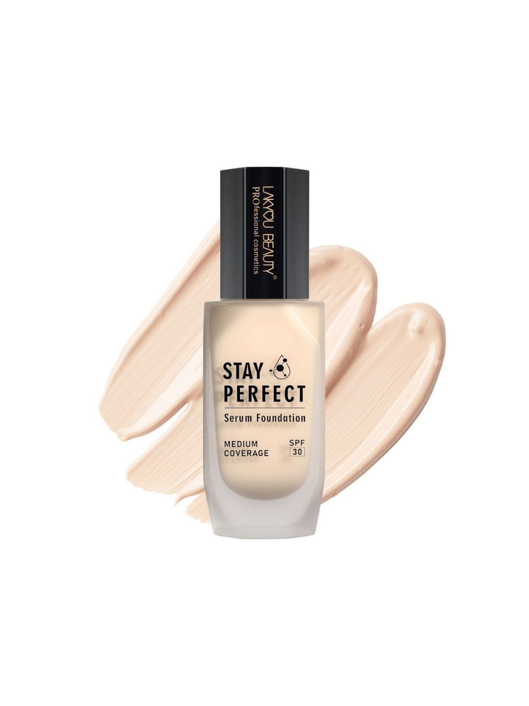 LAKYOU BEAUTY Stay Perfect Serum Foundation With SPF 30 - 30 ml - White Ivory - 01