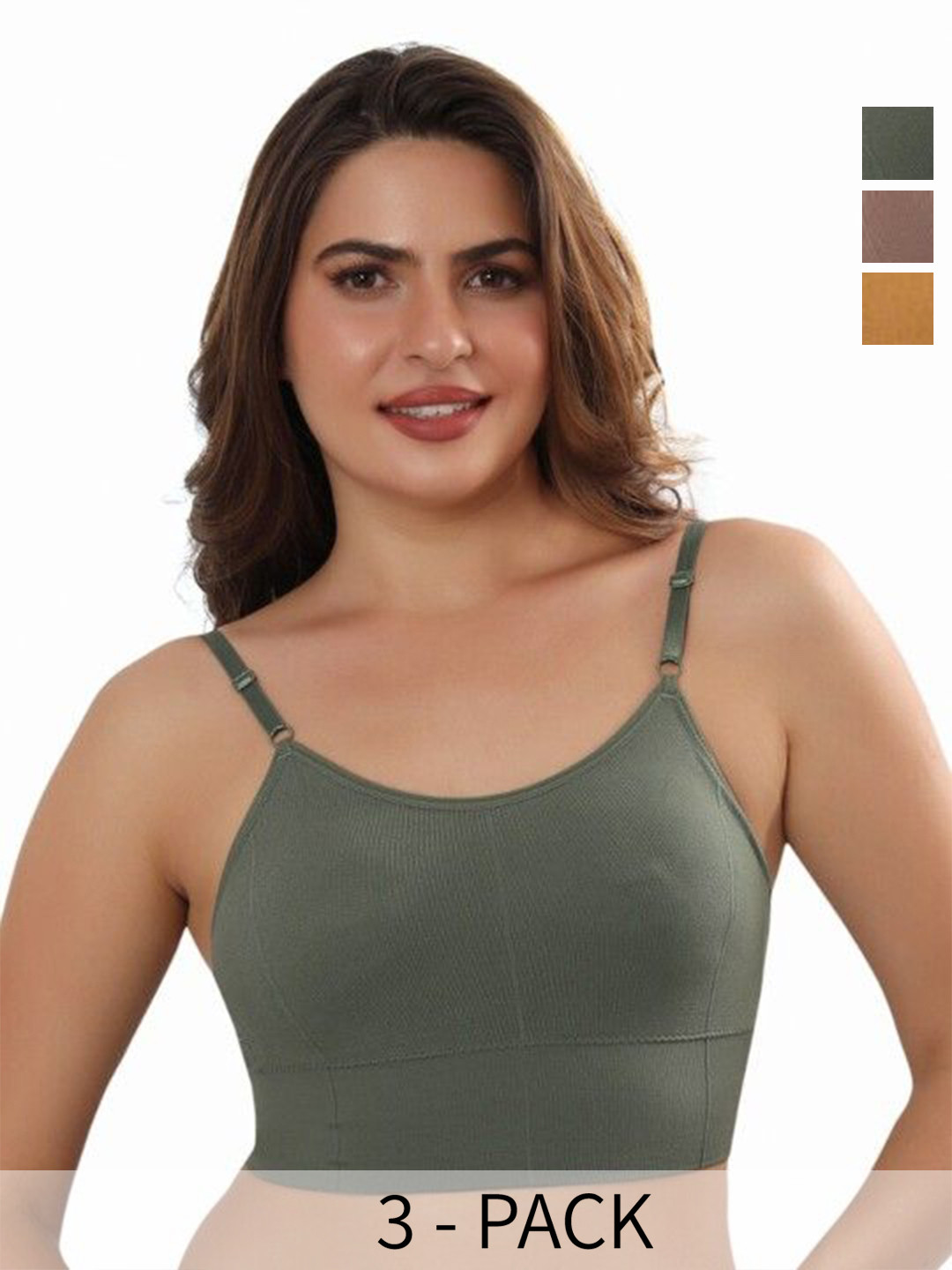 Trulymart Women Pack of 3 Full Coverage Lightly Padded Bra