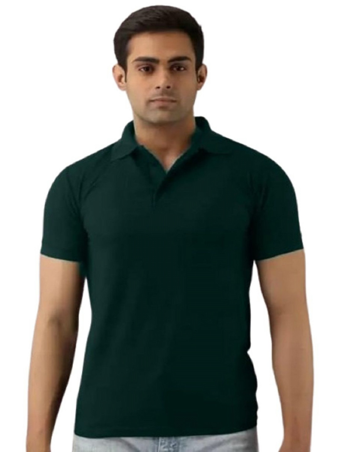 ATTITUDE START OF FASHION Men Polo Collar Pockets T-shirt