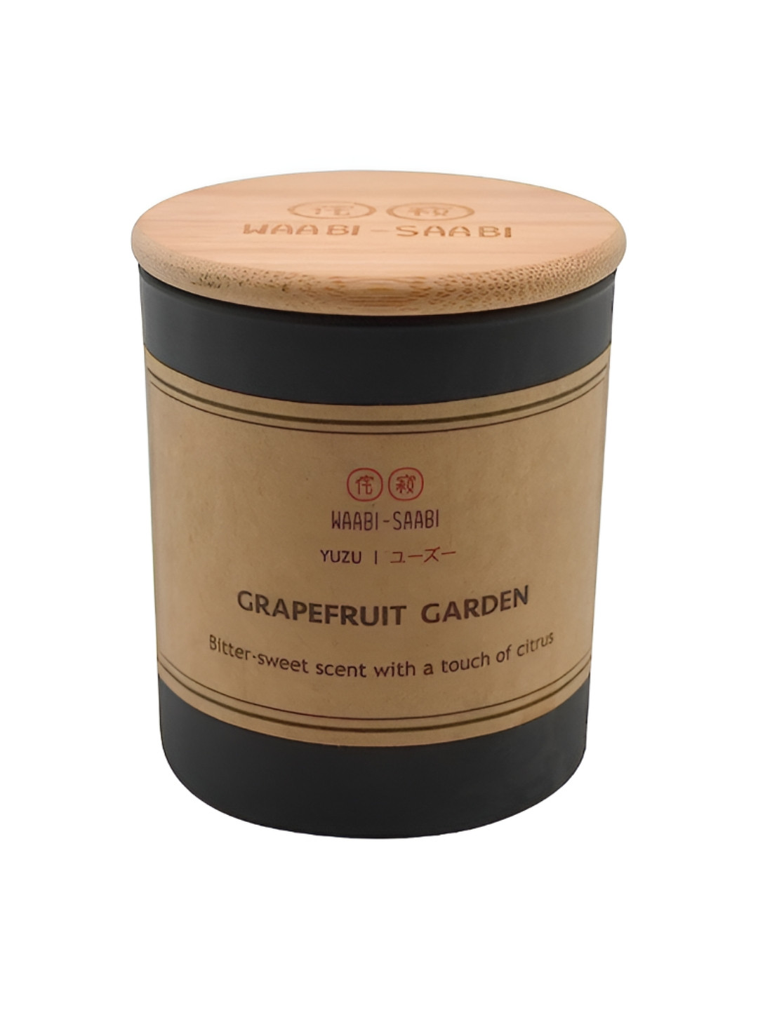 WAABI - SAABI Scented 1 Wick Grapefruit Garden Solid Geometric Regular Jar Candles