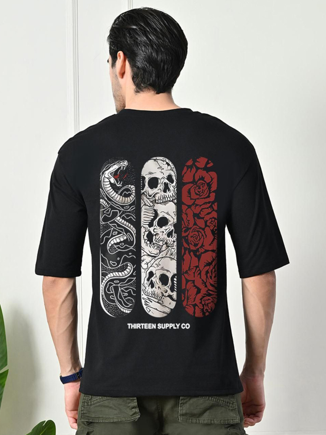 Thirteen Supply Co Graphic Printed Cotton T-Shirt