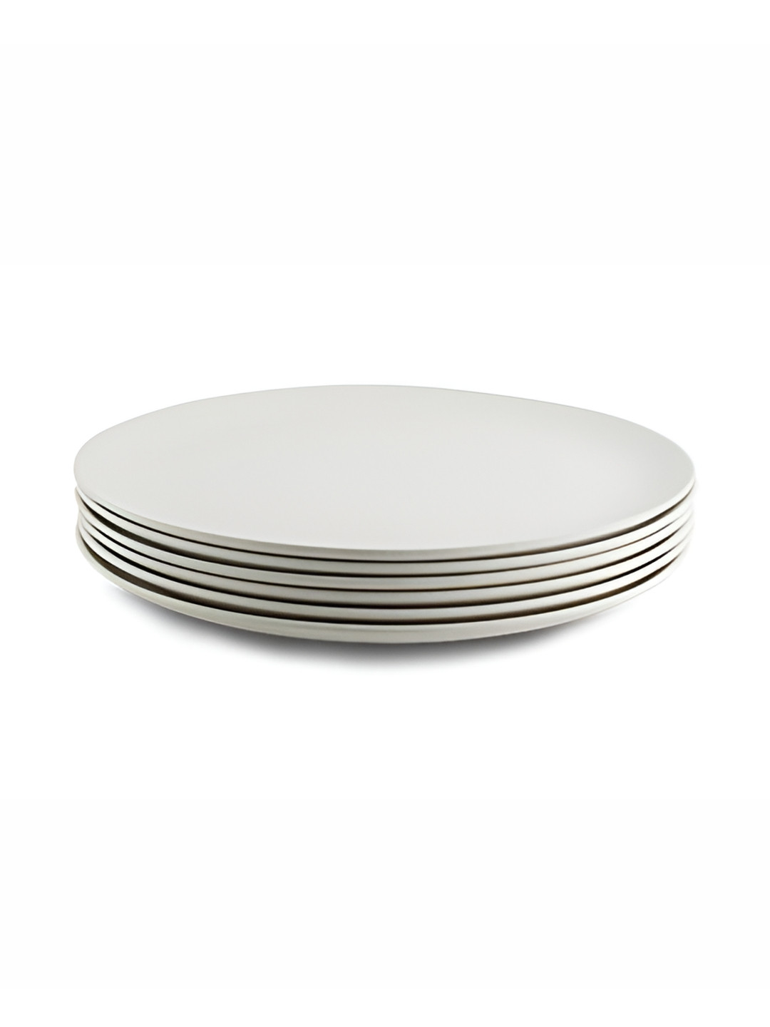 WAABI - SAABI 6 Pieces Cream Bamboo Plates