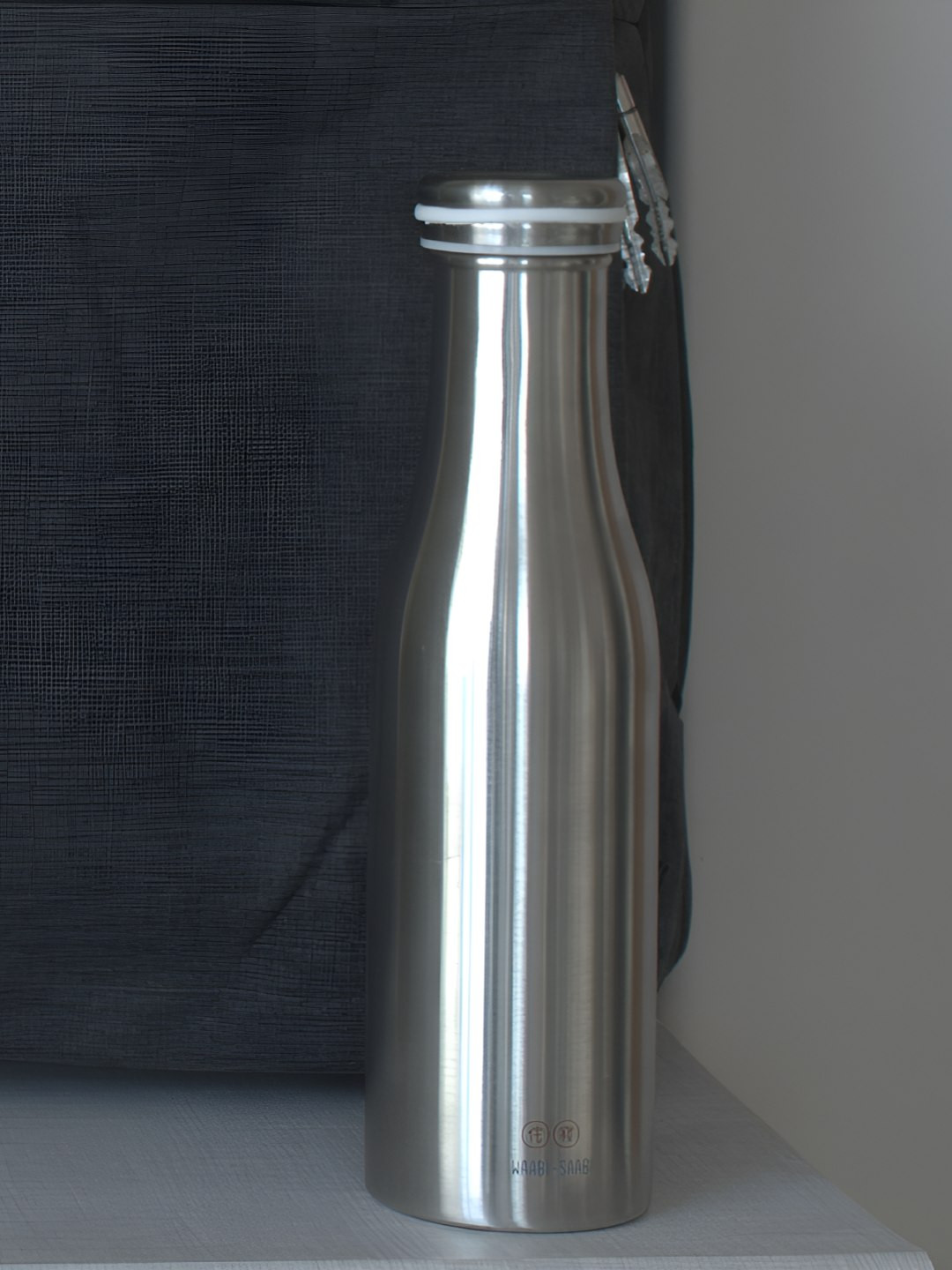 WAABI - SAABI Grey Stainless Steel Spill Proof Flask - 700ml