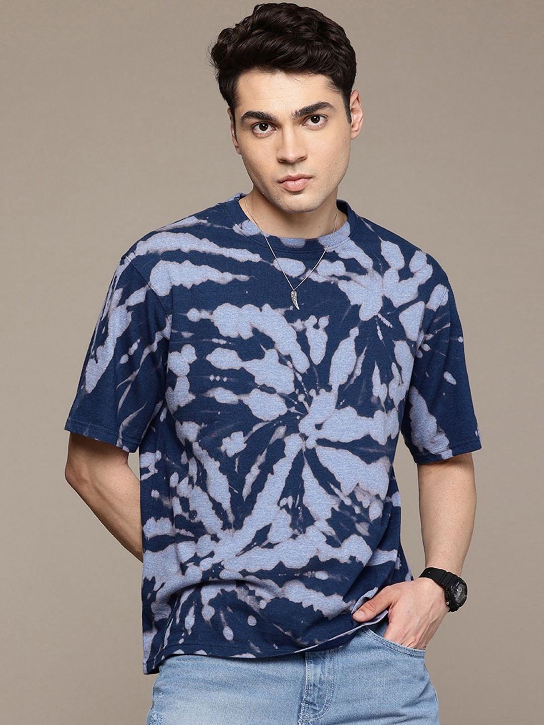 Moda Rapido Men Dyed Cotton T-shirt