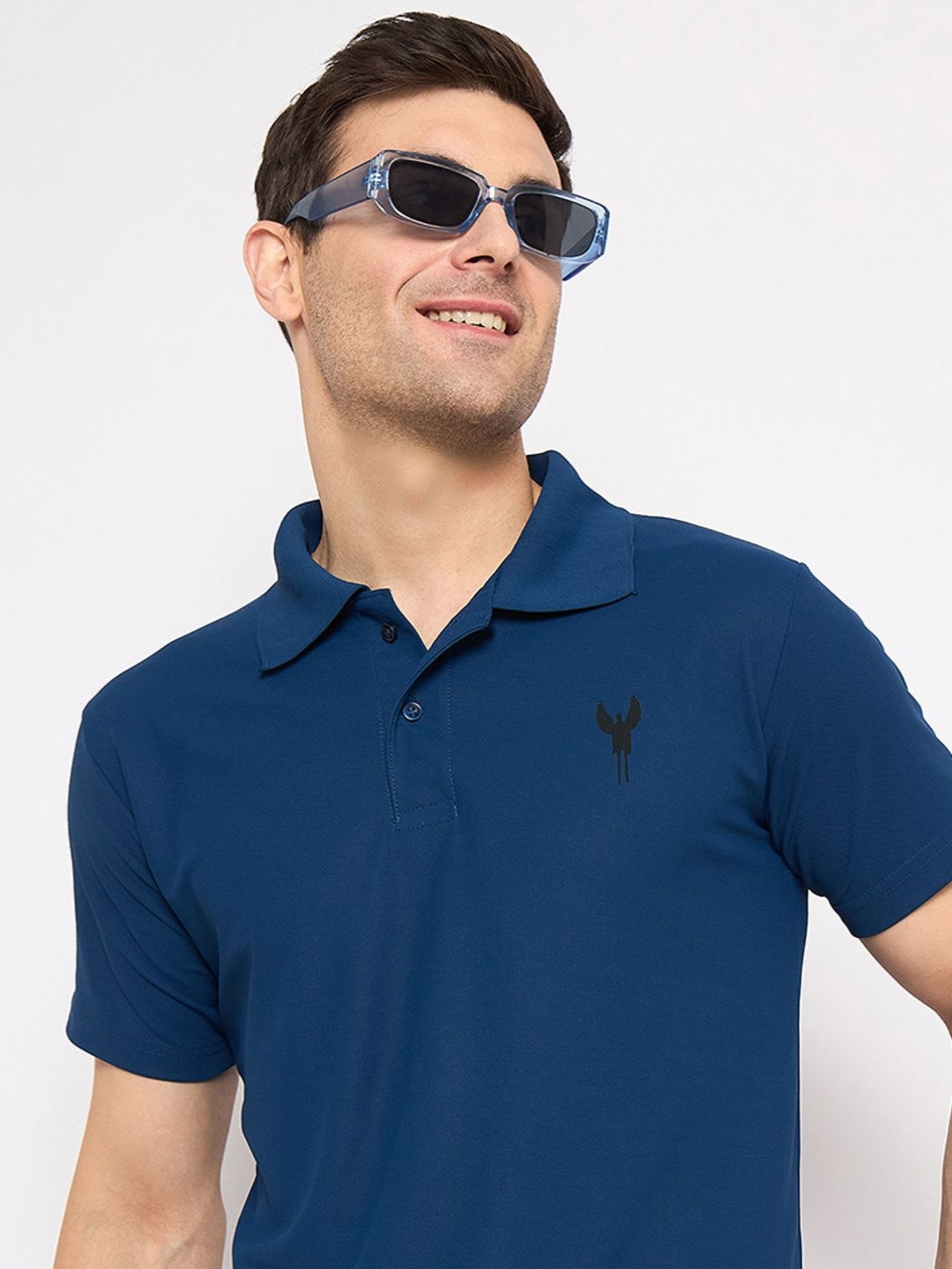 KASMA Polo Collar Regular Fit T-shirt