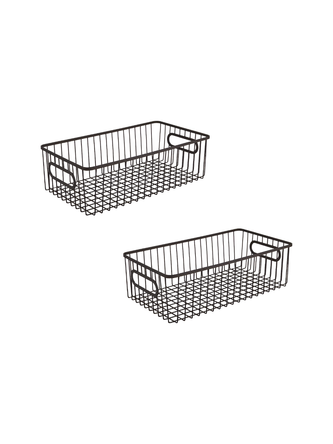 Go Hooked Pack of 2 Storage Organizer Basket Bin 16 Inch