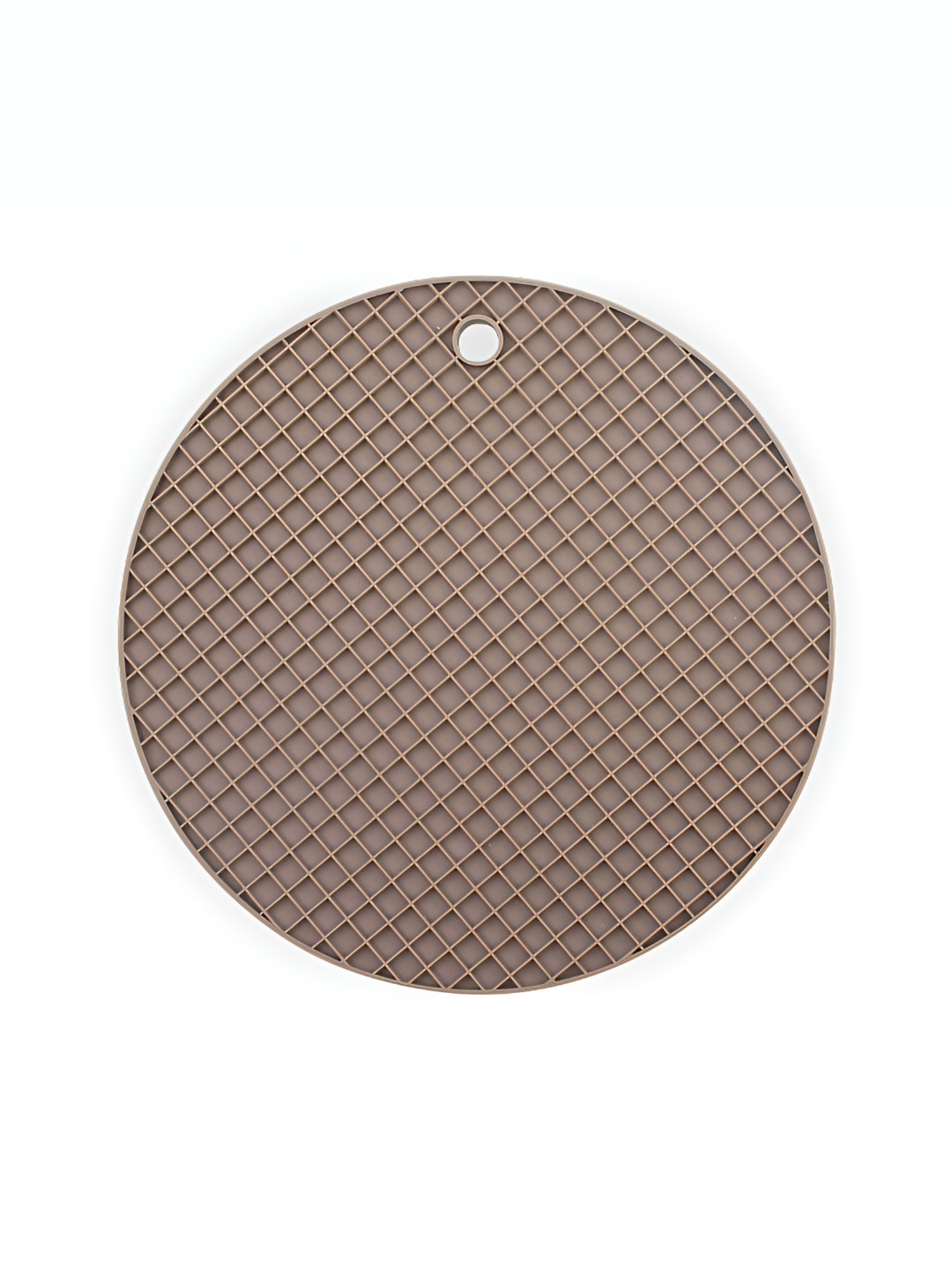 WAABI - SAABI Set Of 3 Brown Round Shaped Trivet Mat