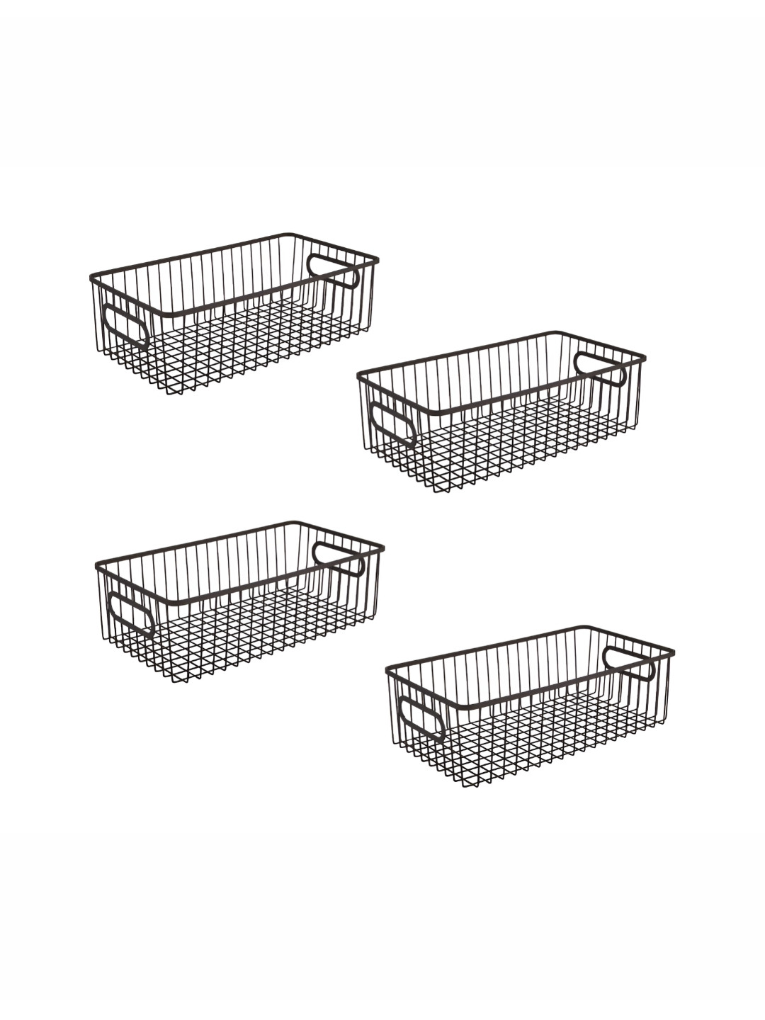 Go Hooked Pack of 4 Storage Organizer Basket Bin 16 Inch
