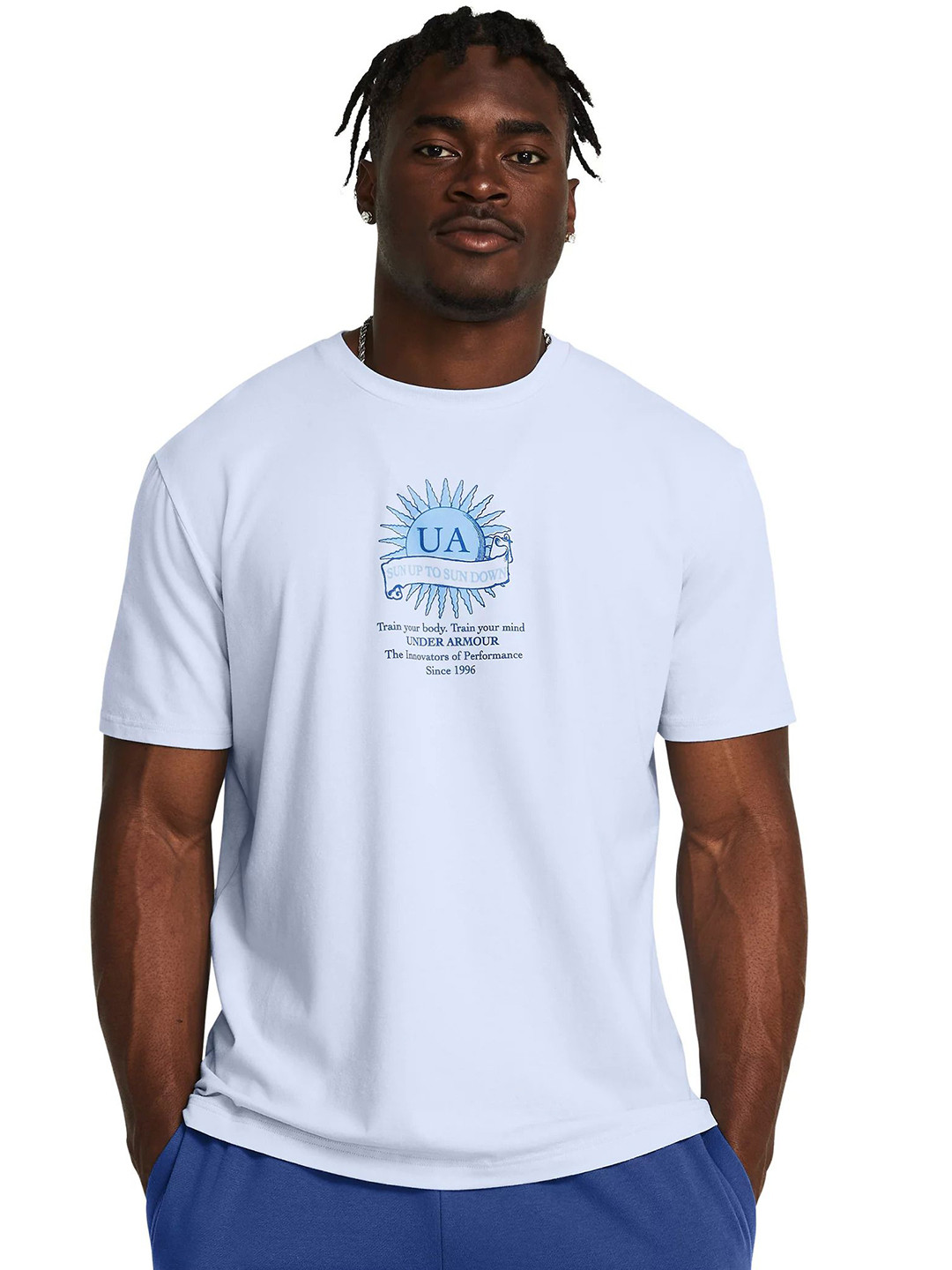 UNDER ARMOUR Sun Up Sun Down Typography Printed Short Sleeves T-Shirt